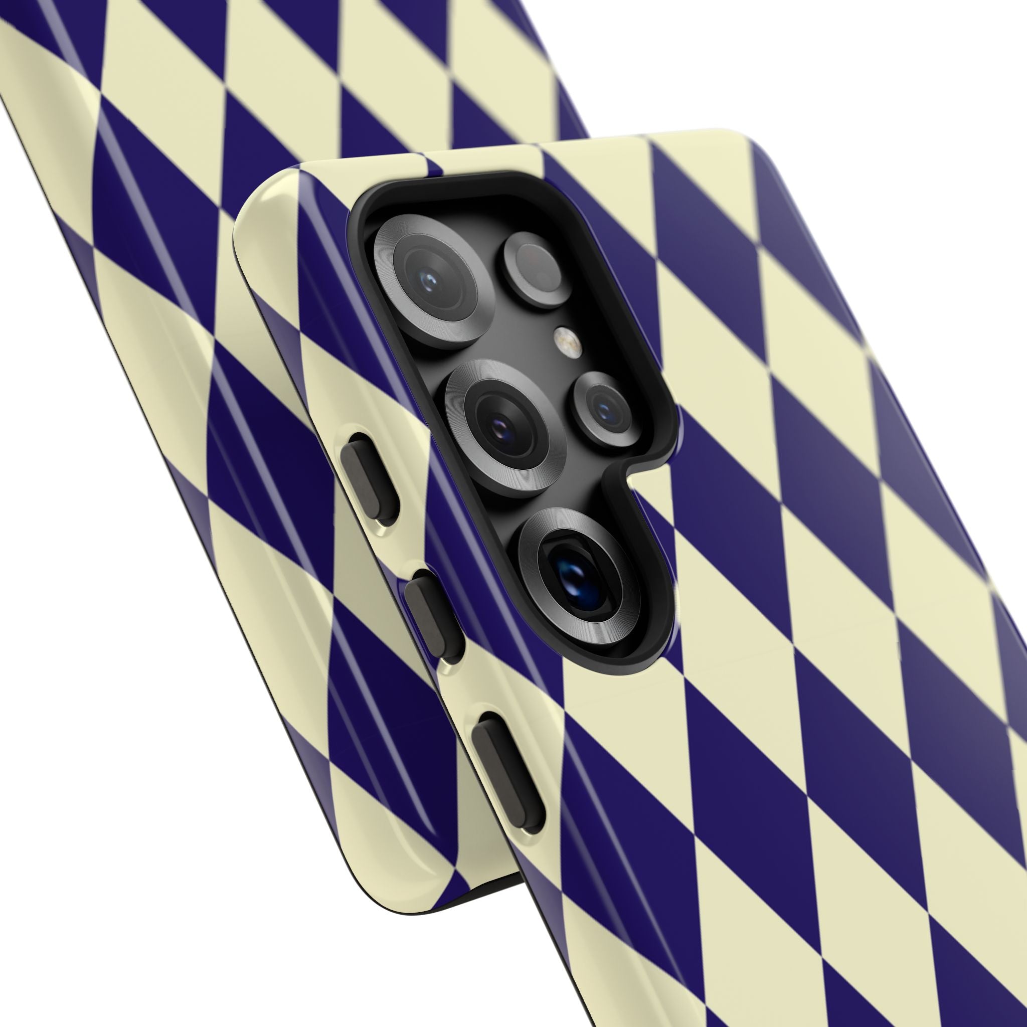 ์Navy & Cream Geometric Tough Case
