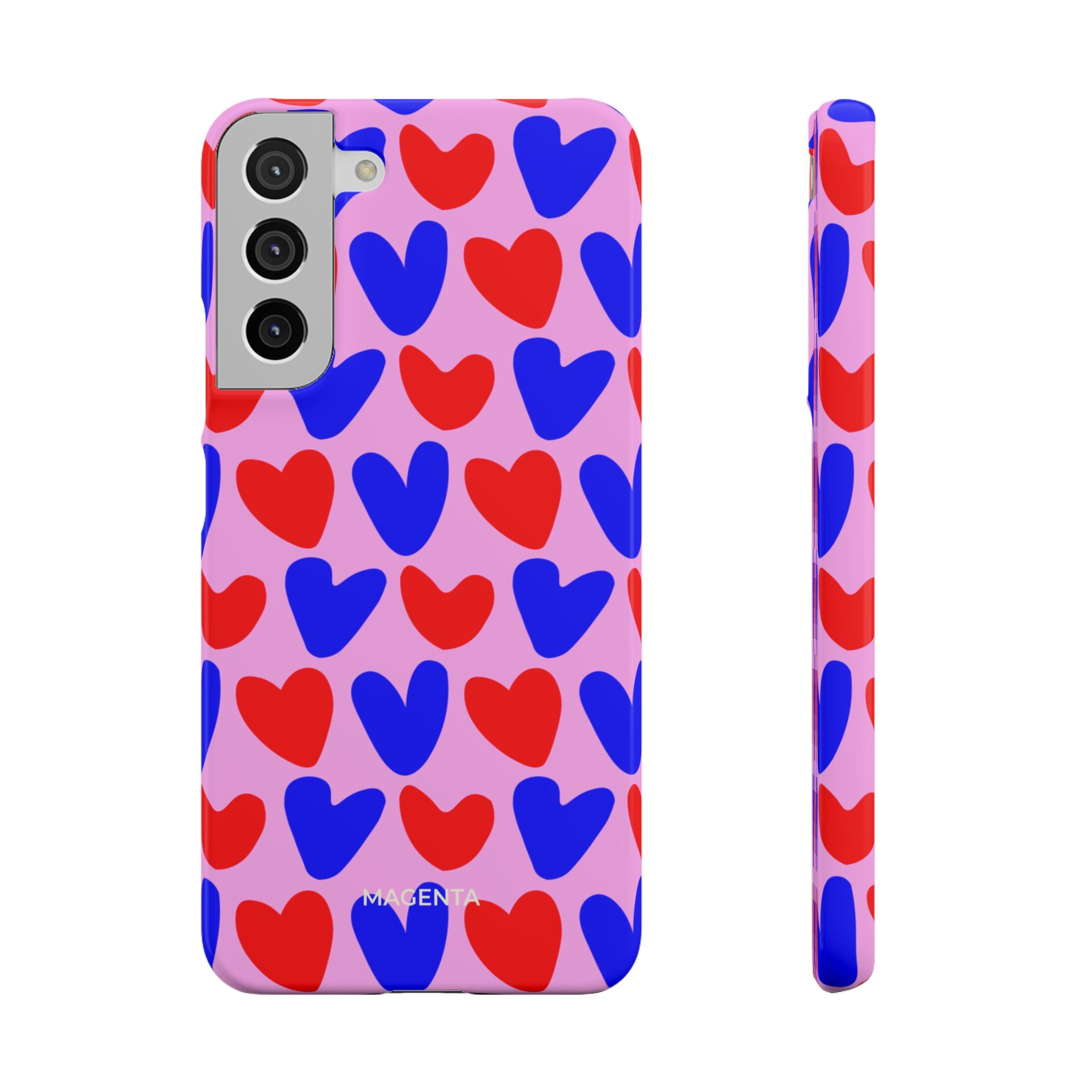 Zesty Hearts Snap Case