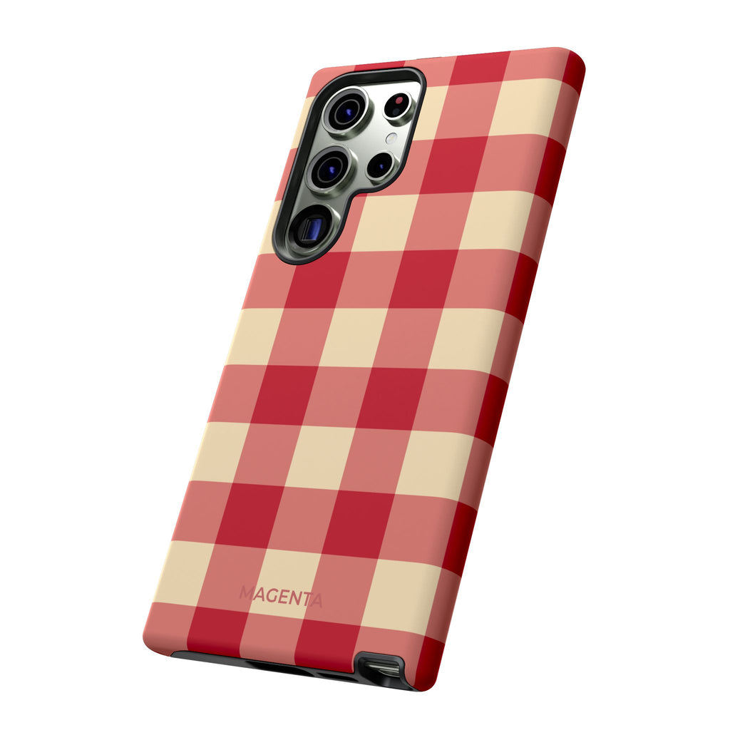 Red and Cream Checker
