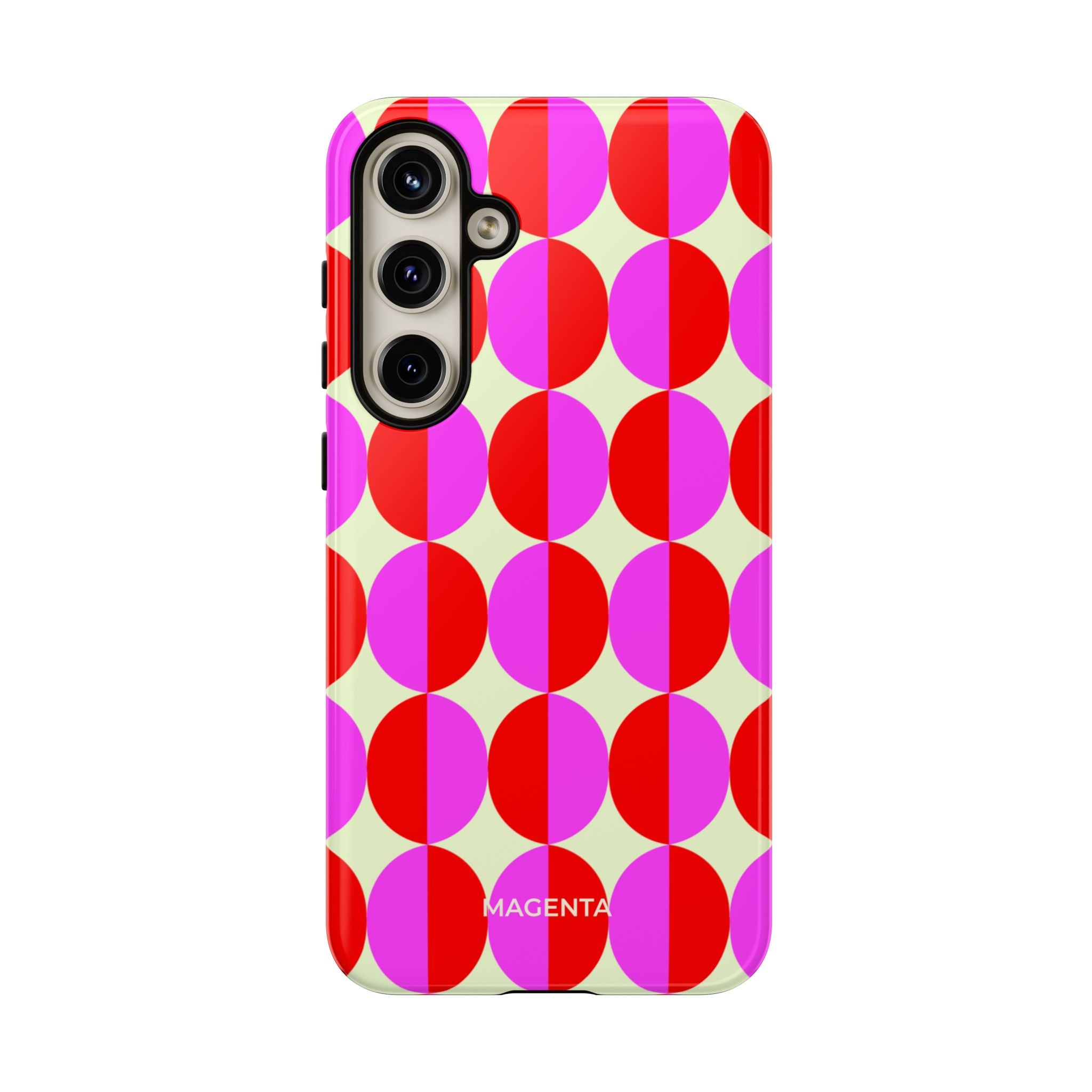 Red Pink Circle Tough Case
