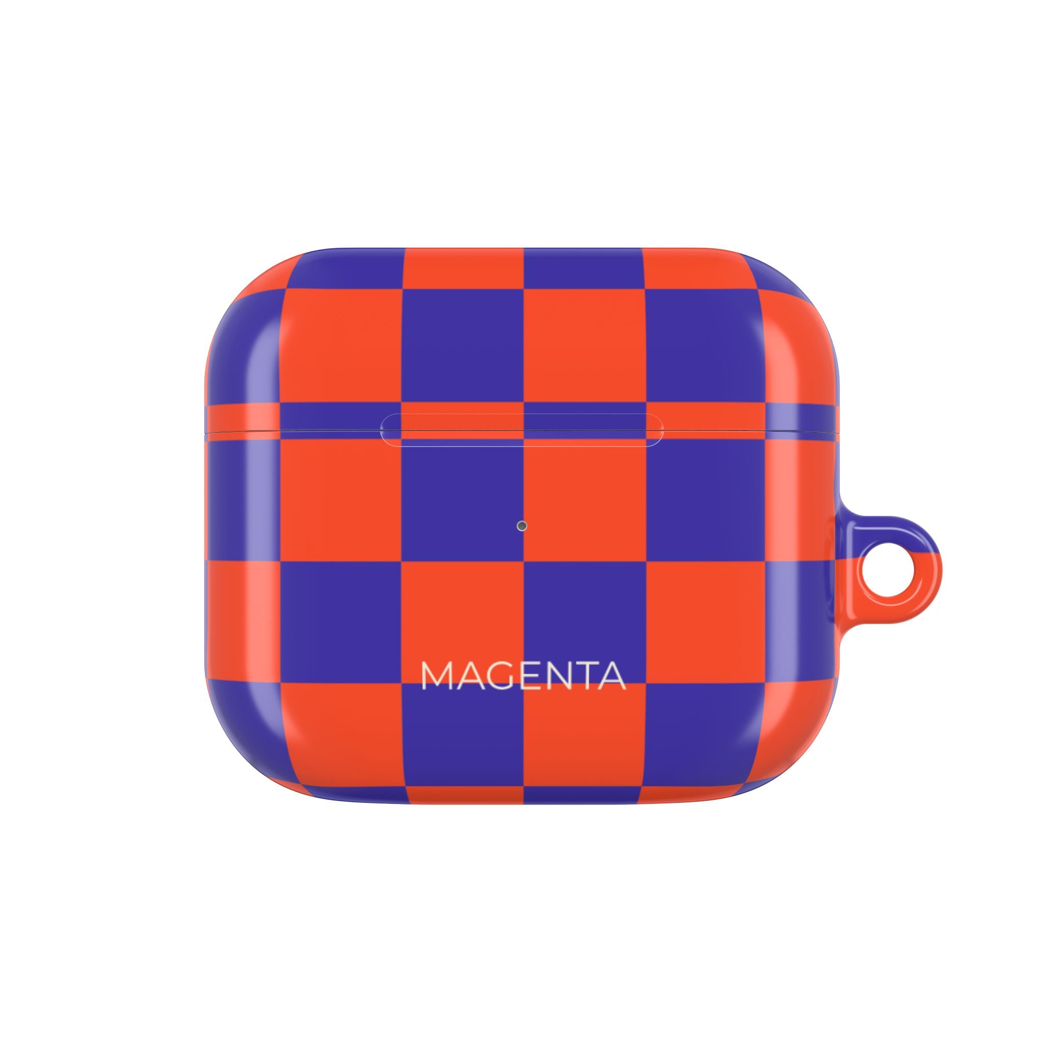 Orange & Blue Checkmate AirPods Gen 3 Case
