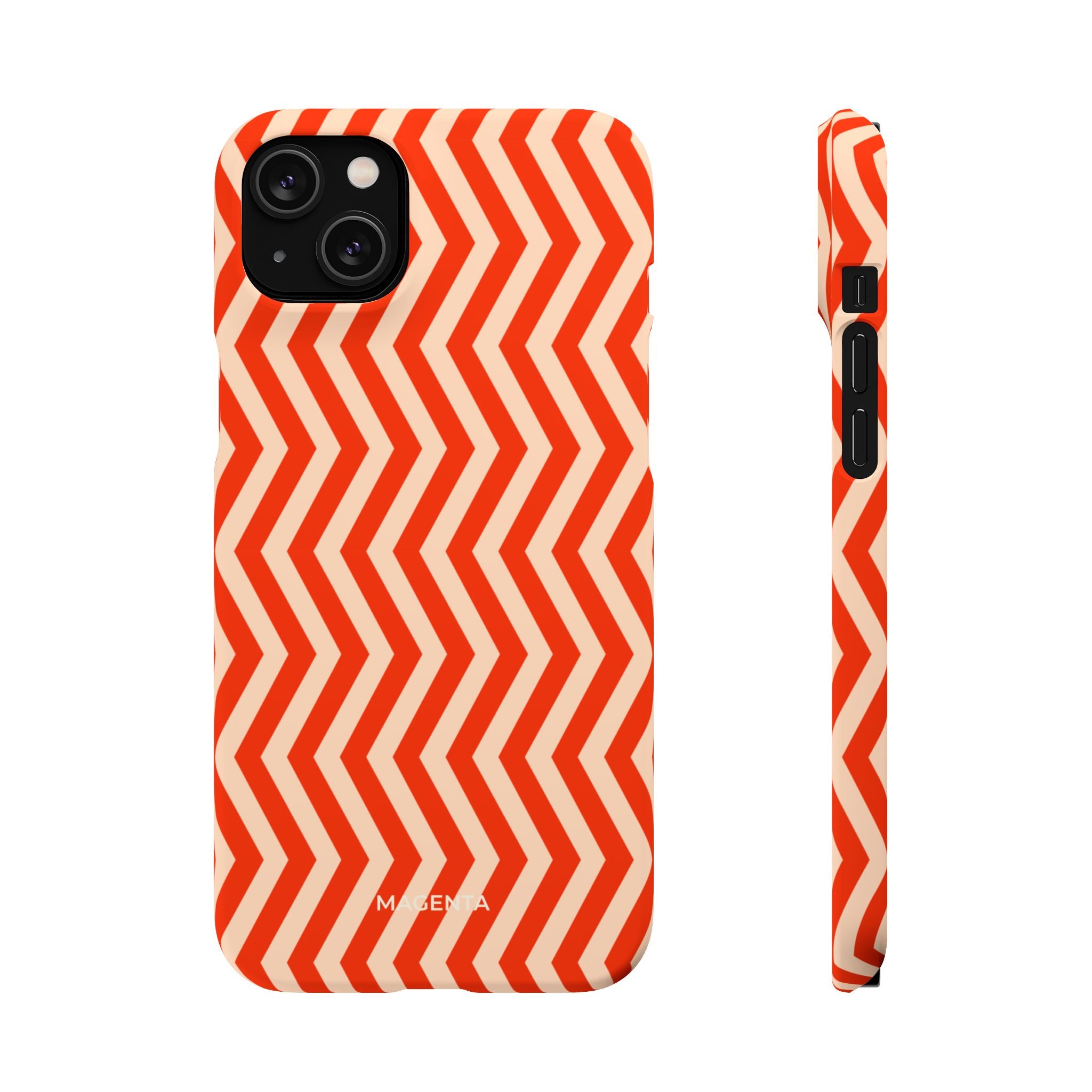Red Chevron Snap Case