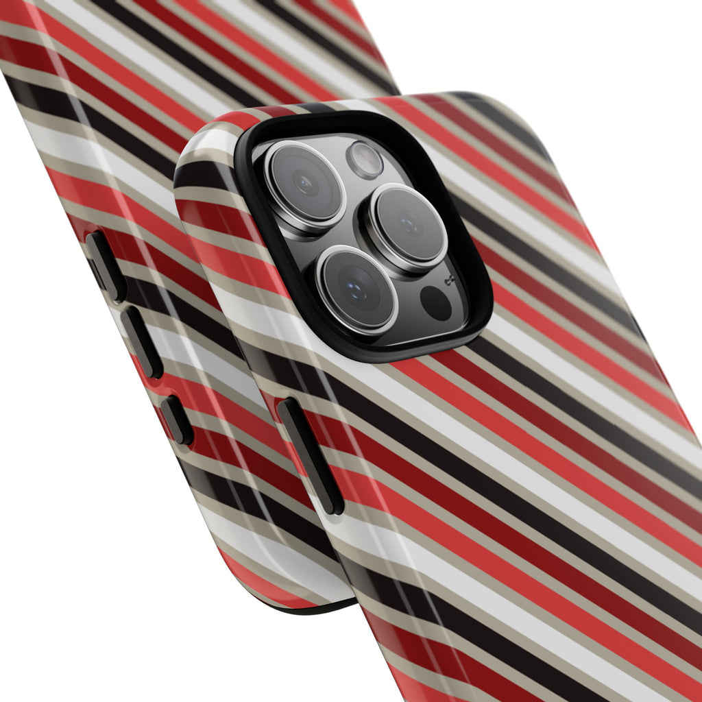Red-Black Rhythm Tough Case