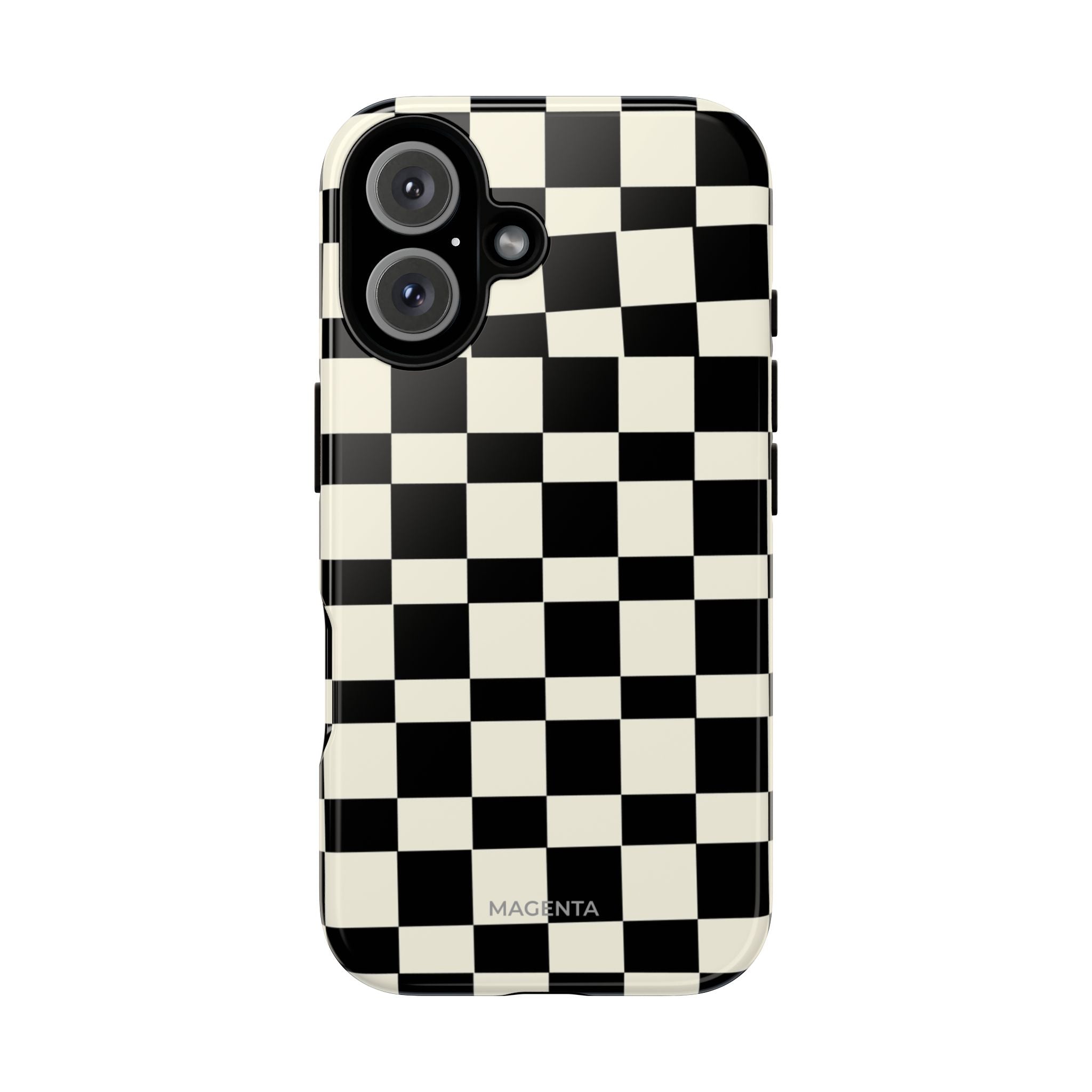 Black & White Check Tough Case
