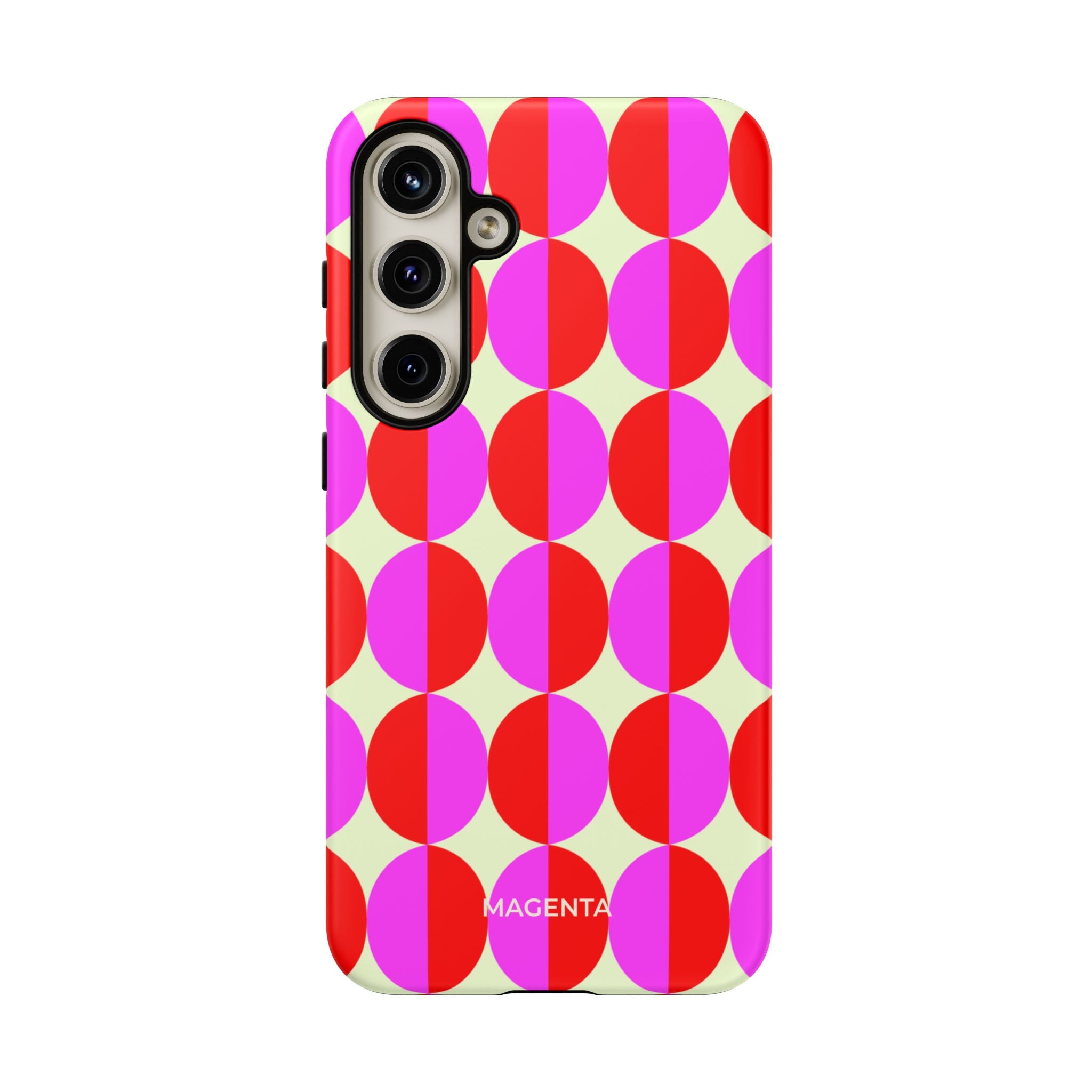 Red Pink Circle Tough Case