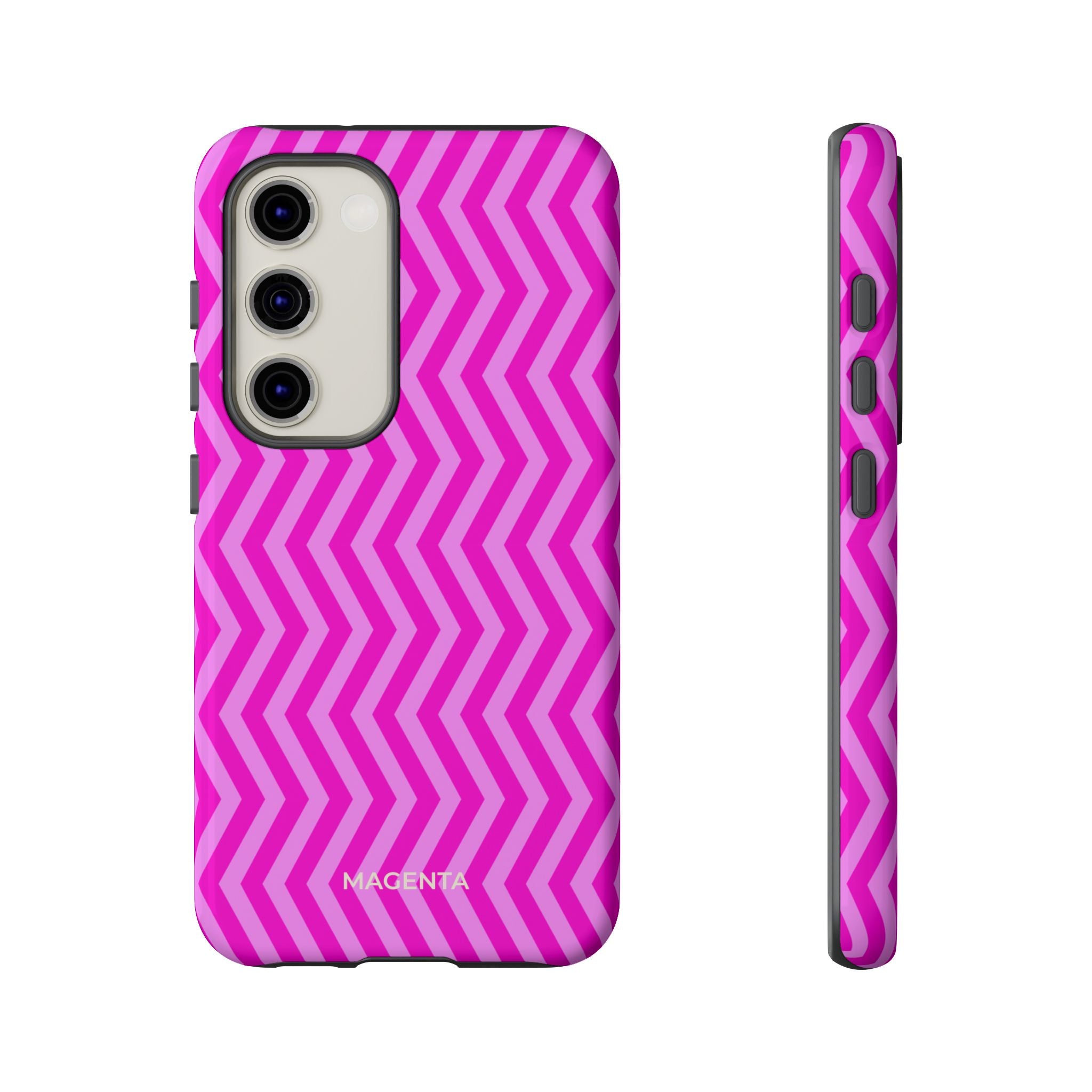 Magenta Zig Zag Tough Case