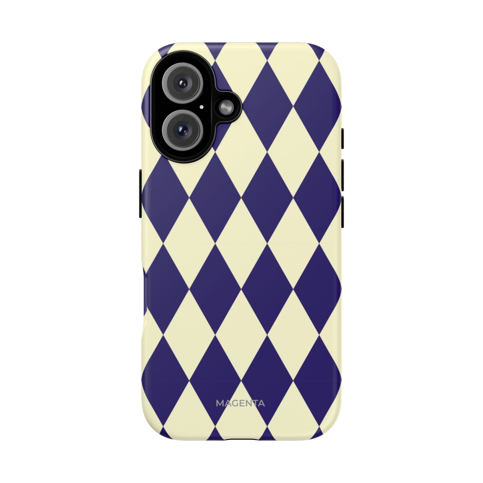 Navy & Cream Geometric Tough Case