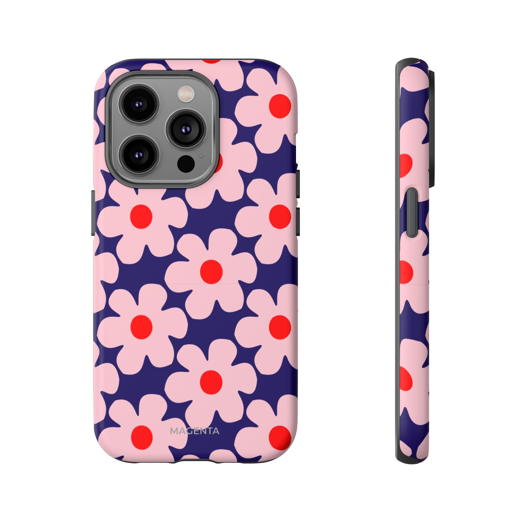 Minimal Pale Pink Flowers Tough Case