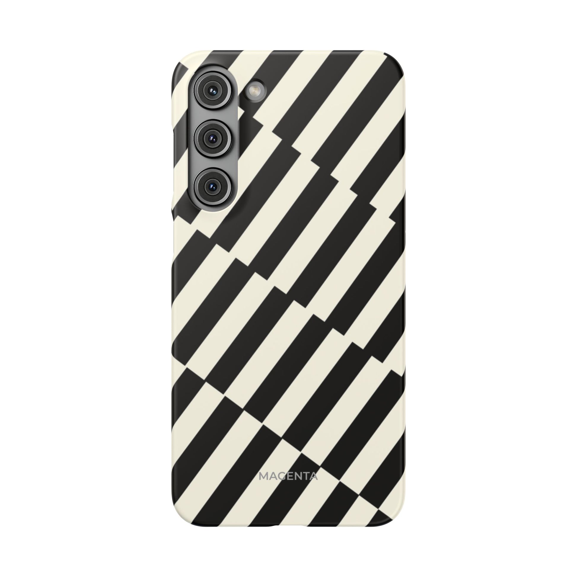 Black & White Crosswalk Snap Case
