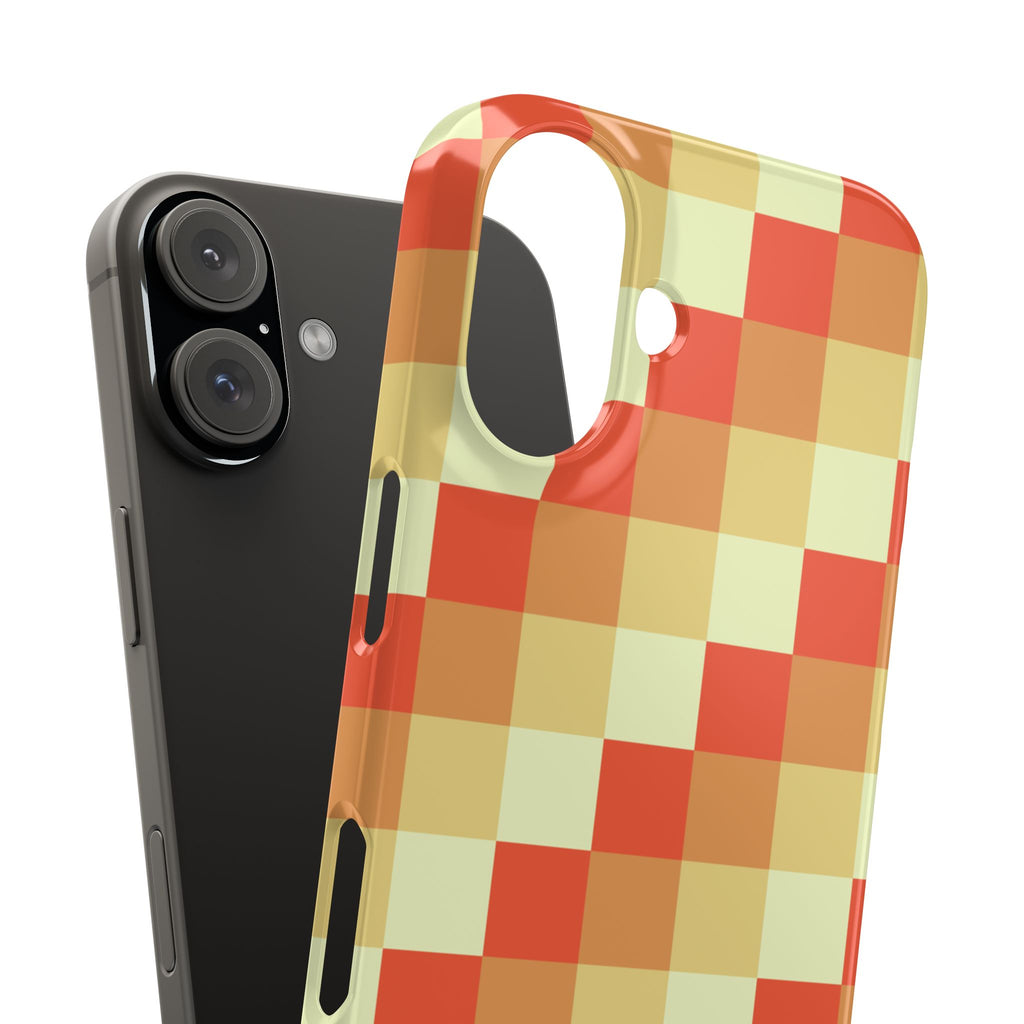 Pixelated Sunset Snap Case
