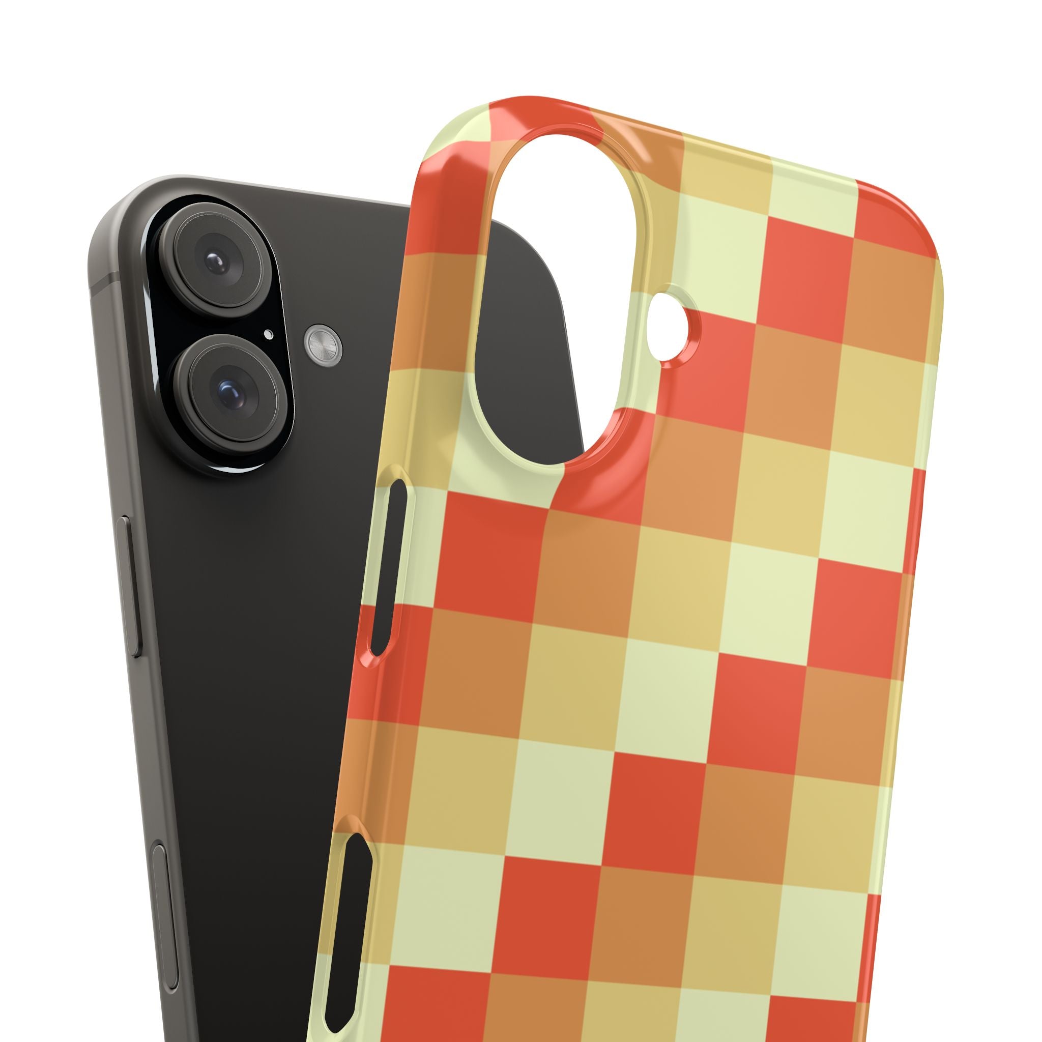 Pixelated Sunset Snap Case