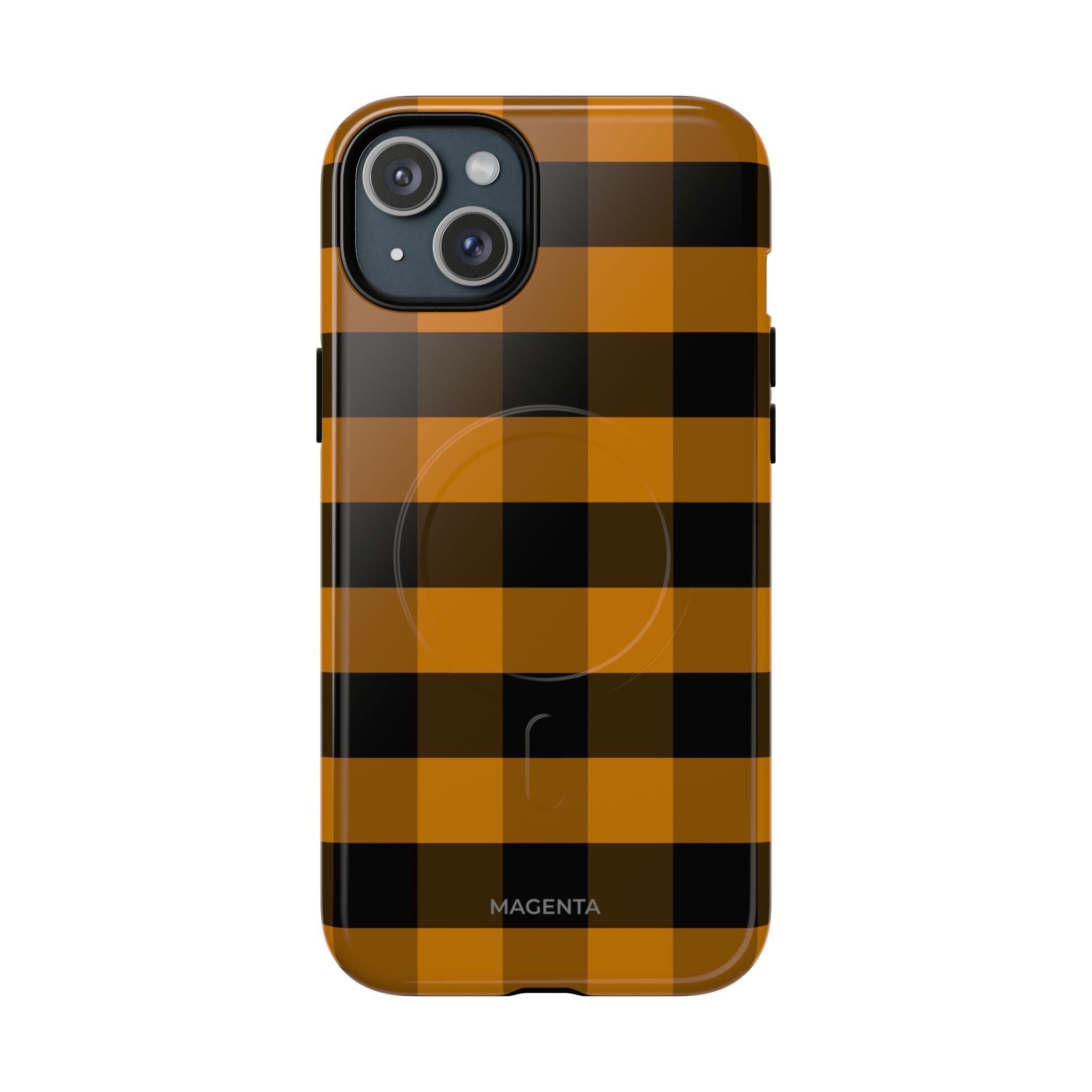Golden Plaid Tough Mag Case