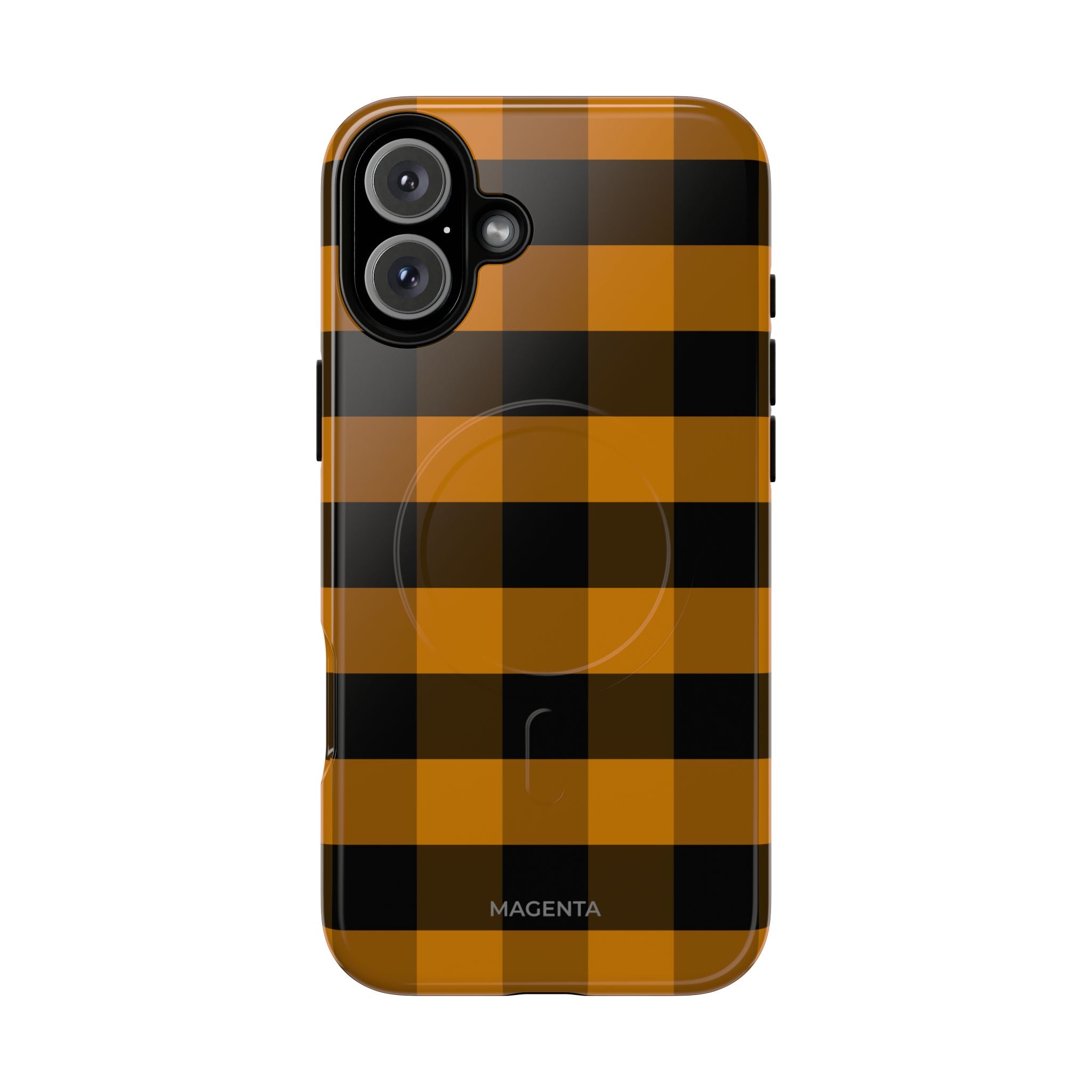 Golden Plaid Tough Mag Case