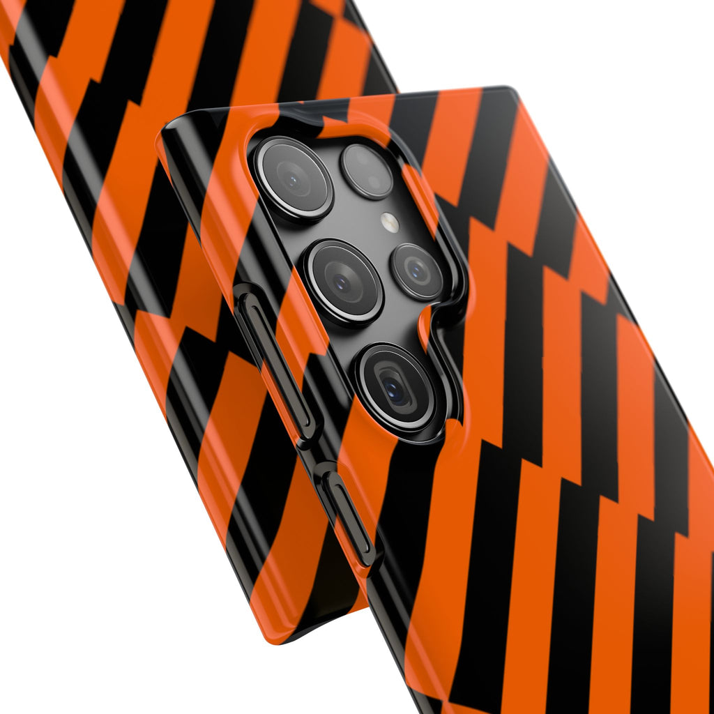 Pumpkin Stripes Snap Case