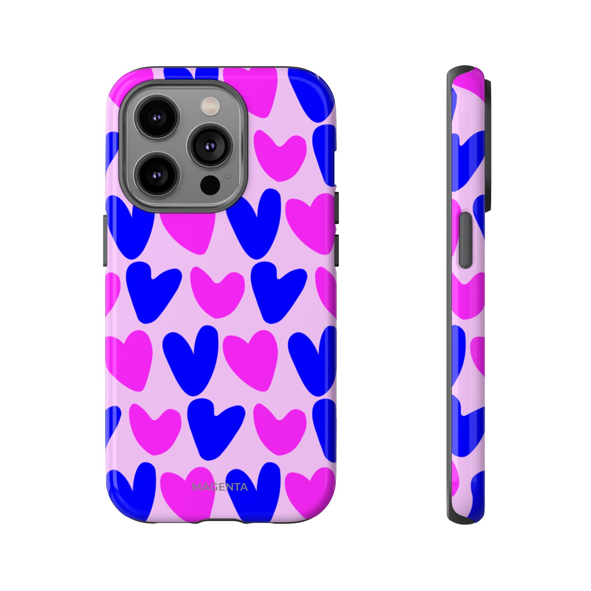 Neon Pop Hearts Tough Case