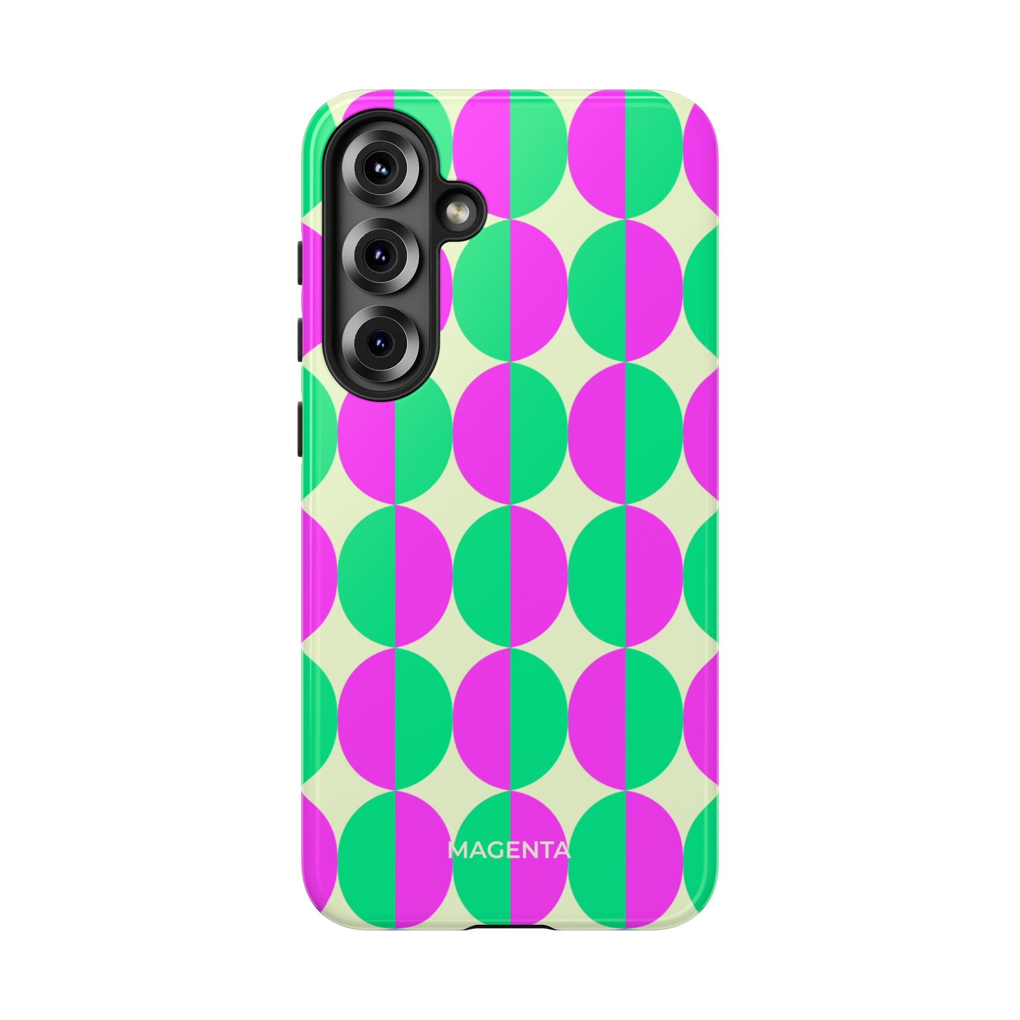 Purple Green Circle Tough Case