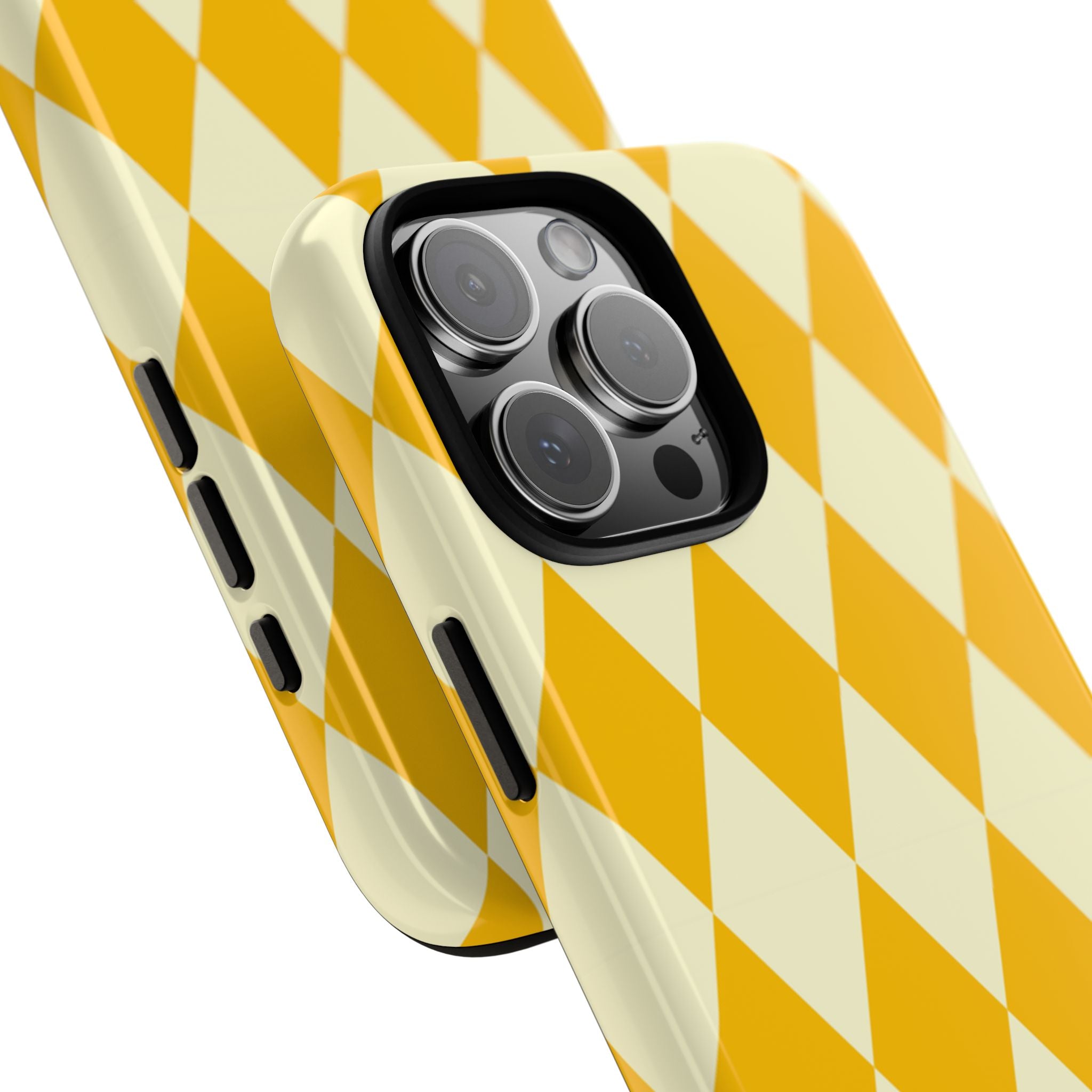 Yellow & Cream Geometric Tough Case