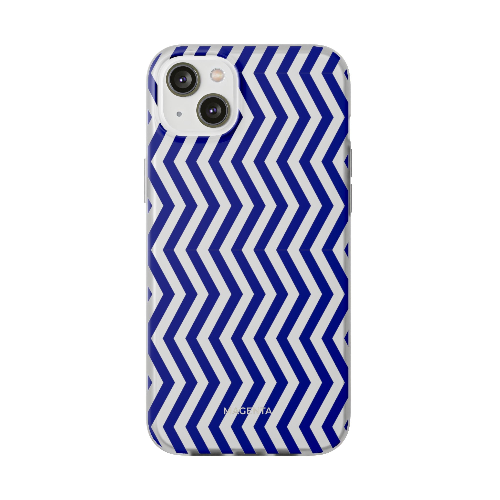 Blue Chevron Flexi Case