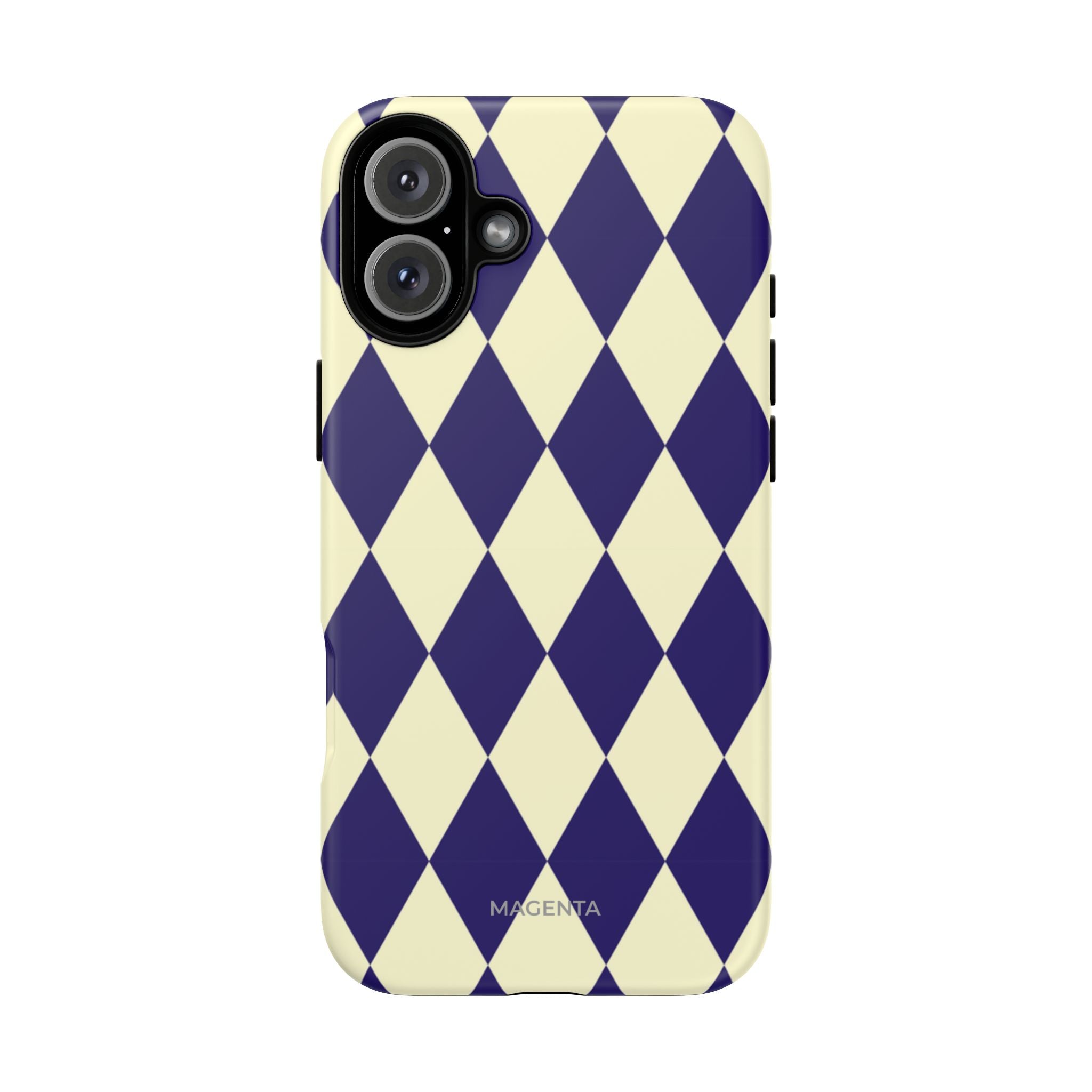 Navy & Cream Geometric Tough Case