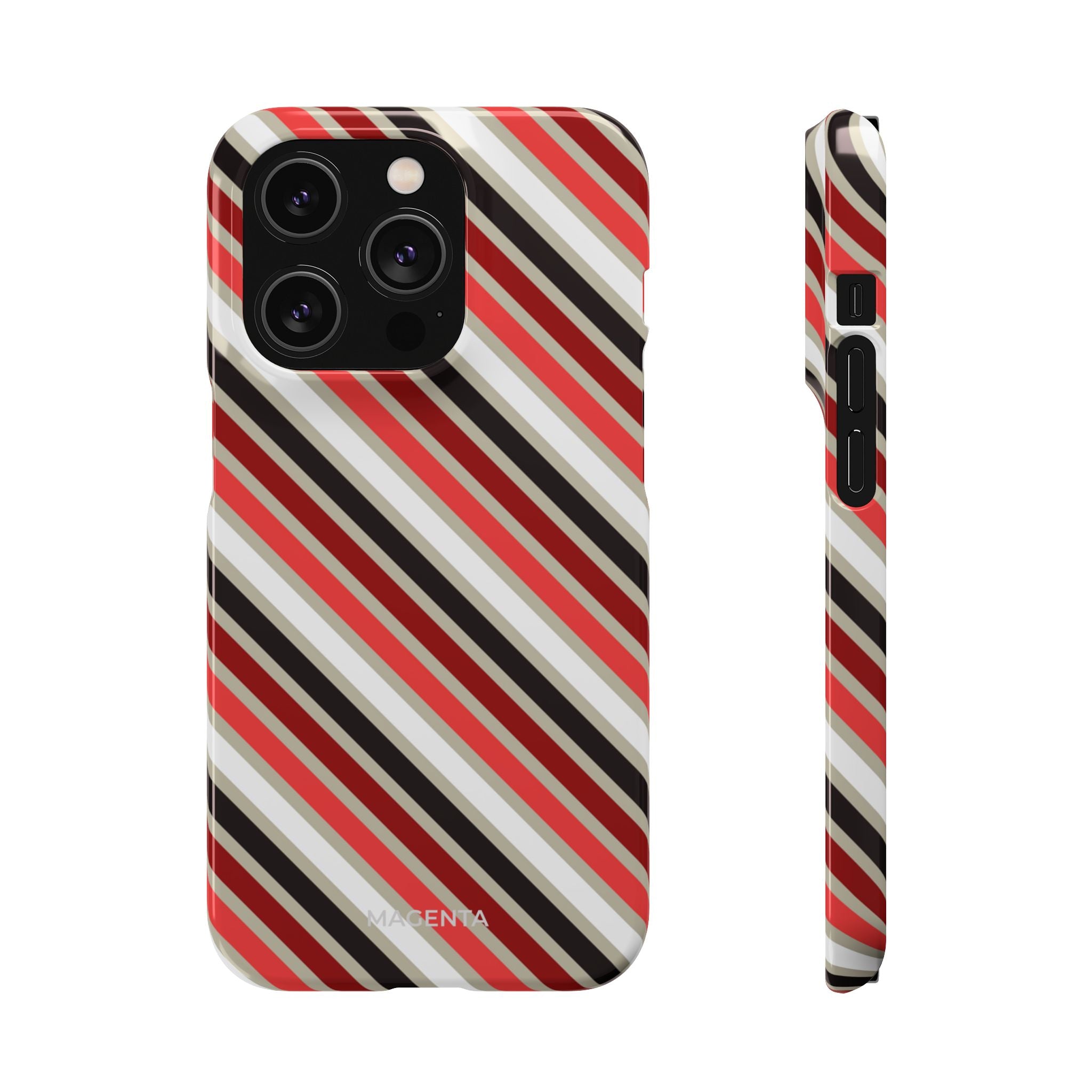 Red & Black Rhythm Snap Case