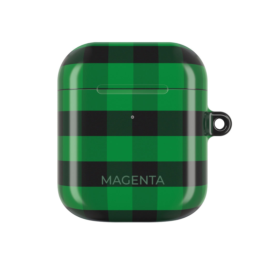 Green Plaid AirPods Gen 2 Case