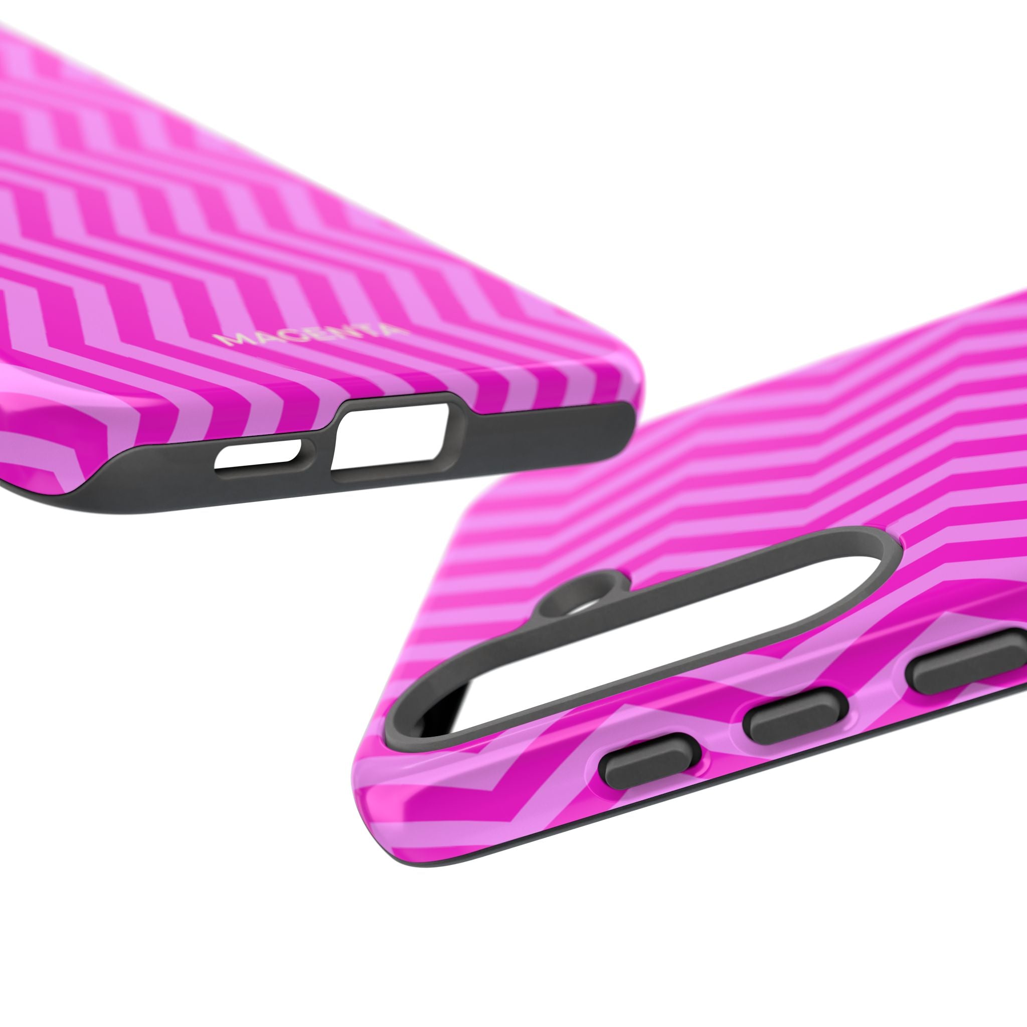 Magenta Zig Zag Tough Case