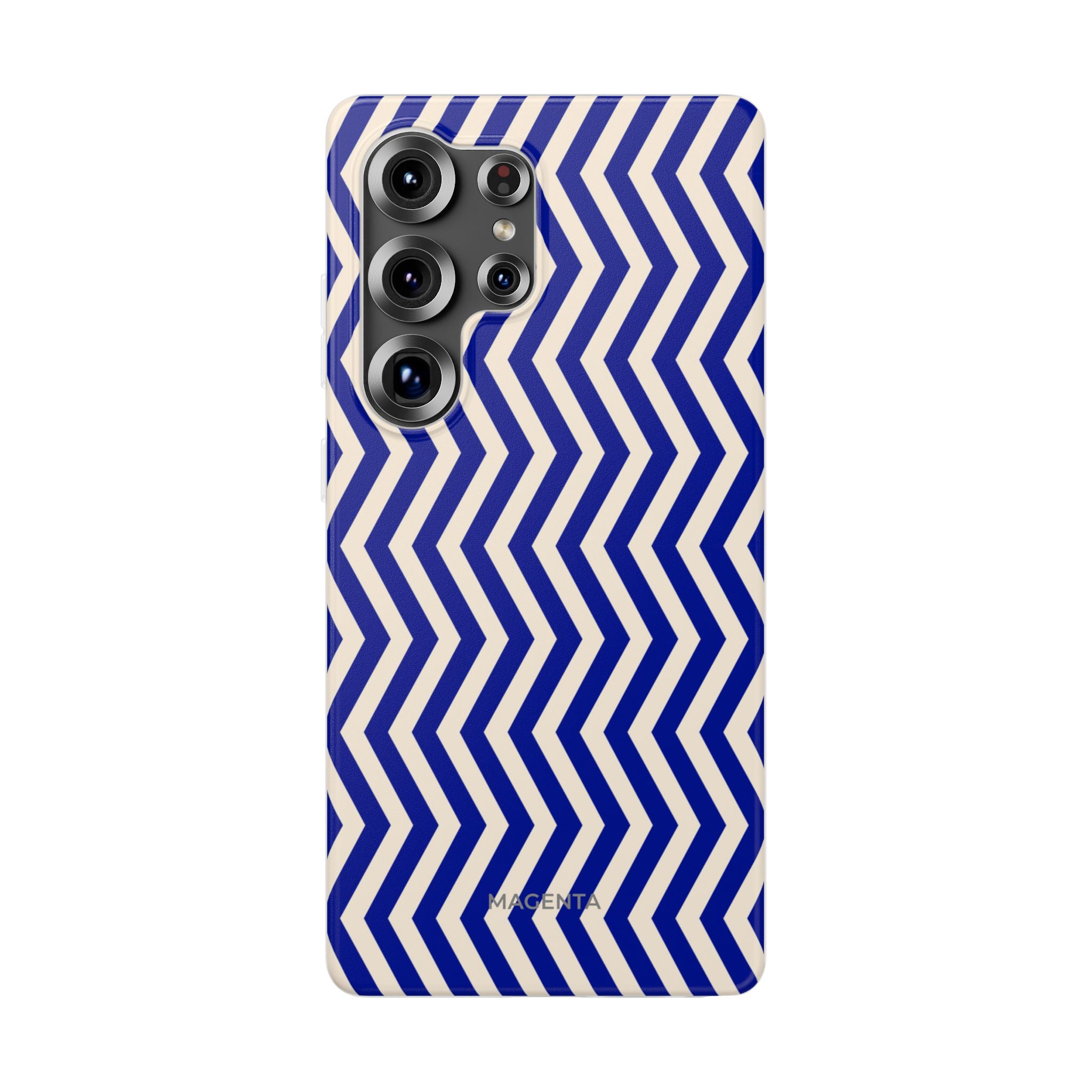 Blue Chevron Flexi Case