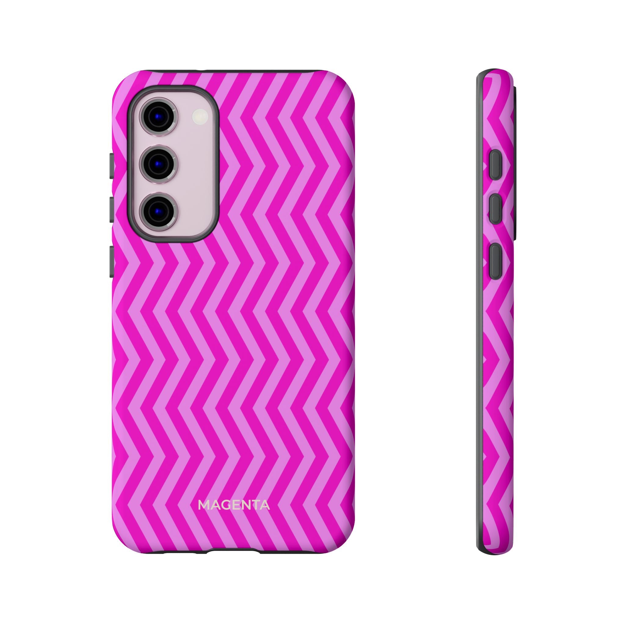 Magenta Zig Zag Tough Case