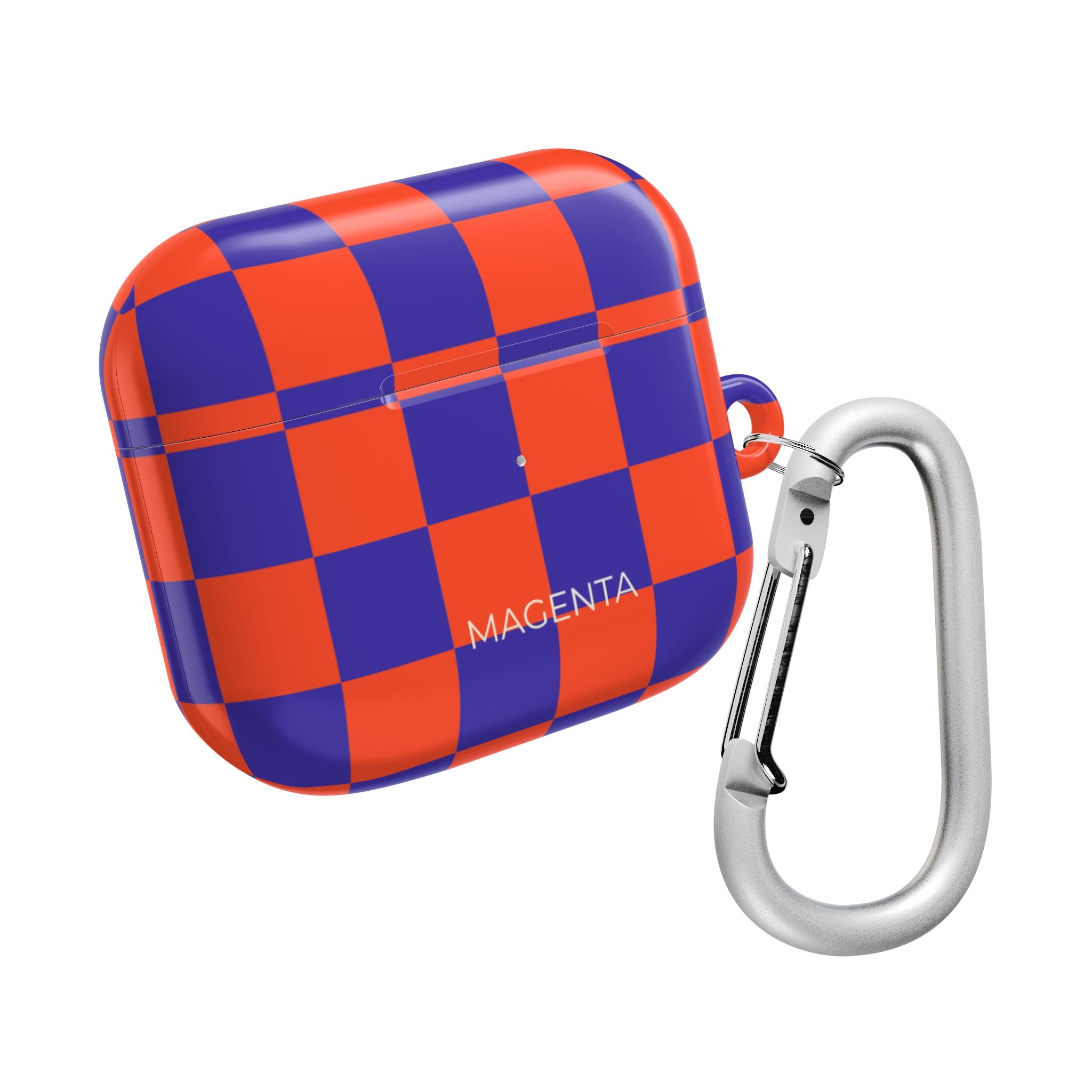 Orange & Blue Checkmate AirPods Gen 3 Case
