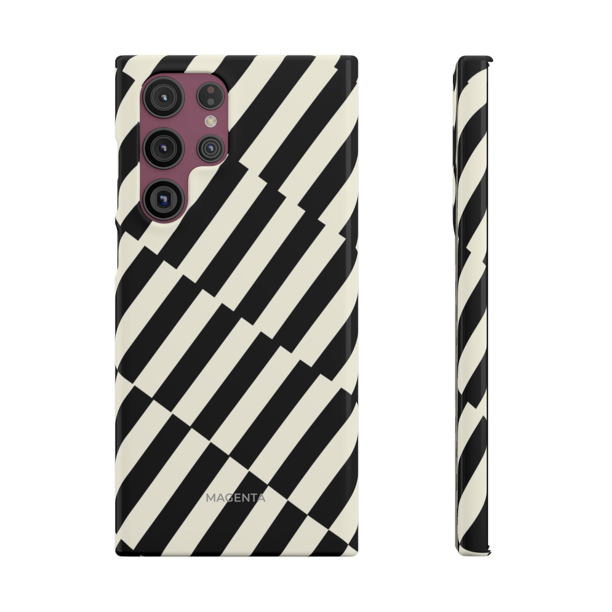 Black & White Crosswalk Snap Case