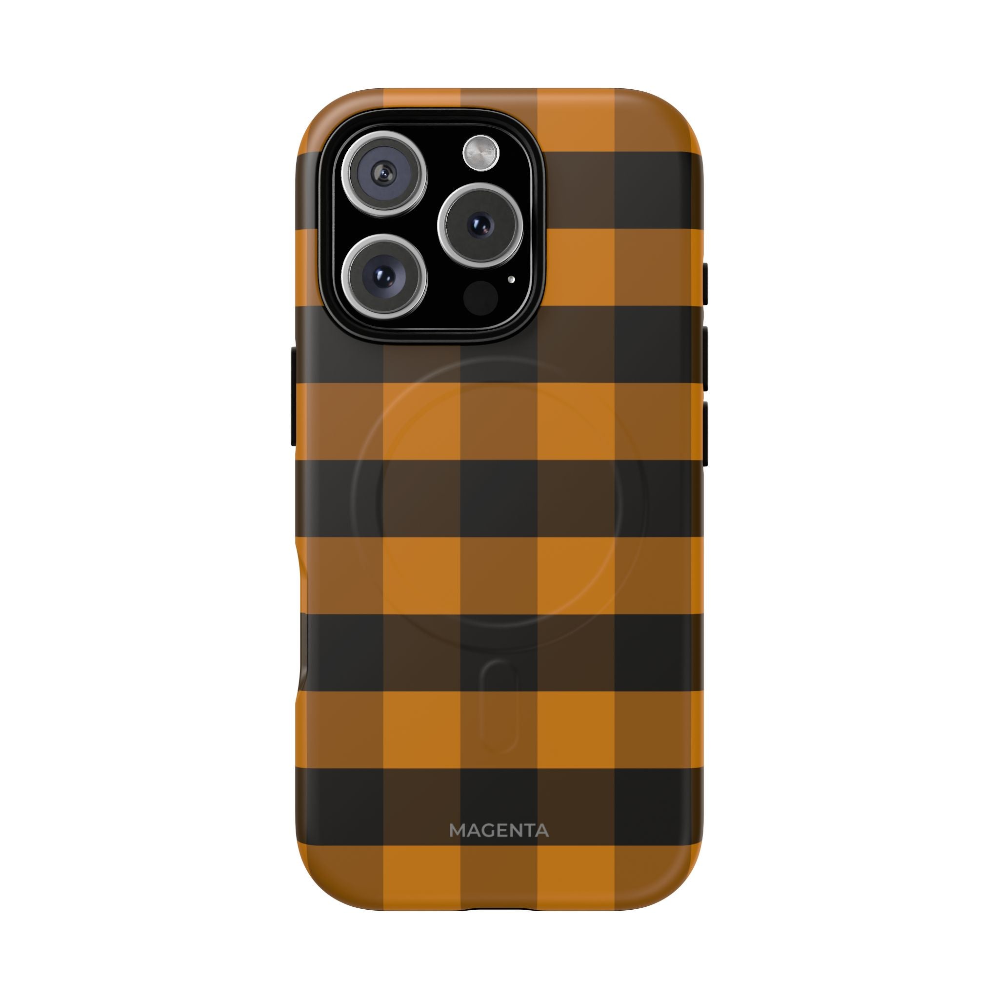Golden Plaid Tough Mag Case