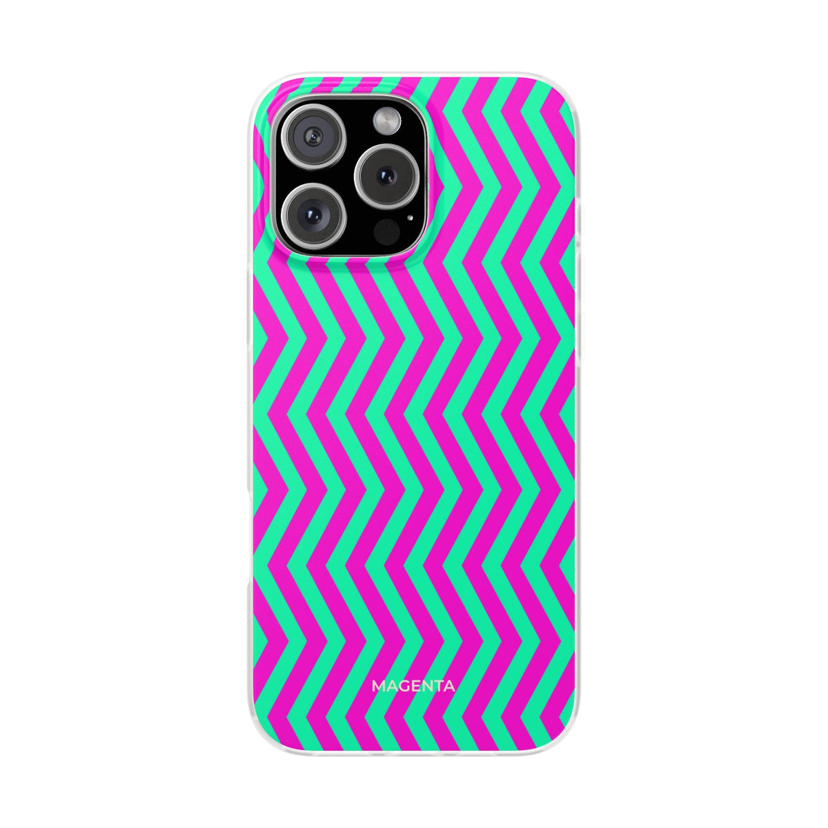 Pink Mint Chevron Flexi Case