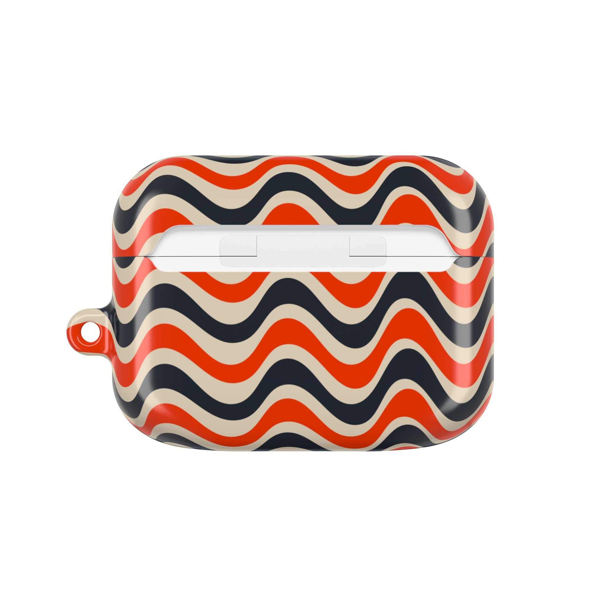 Black & Red Waves AirPods Pro Gen 1 Case