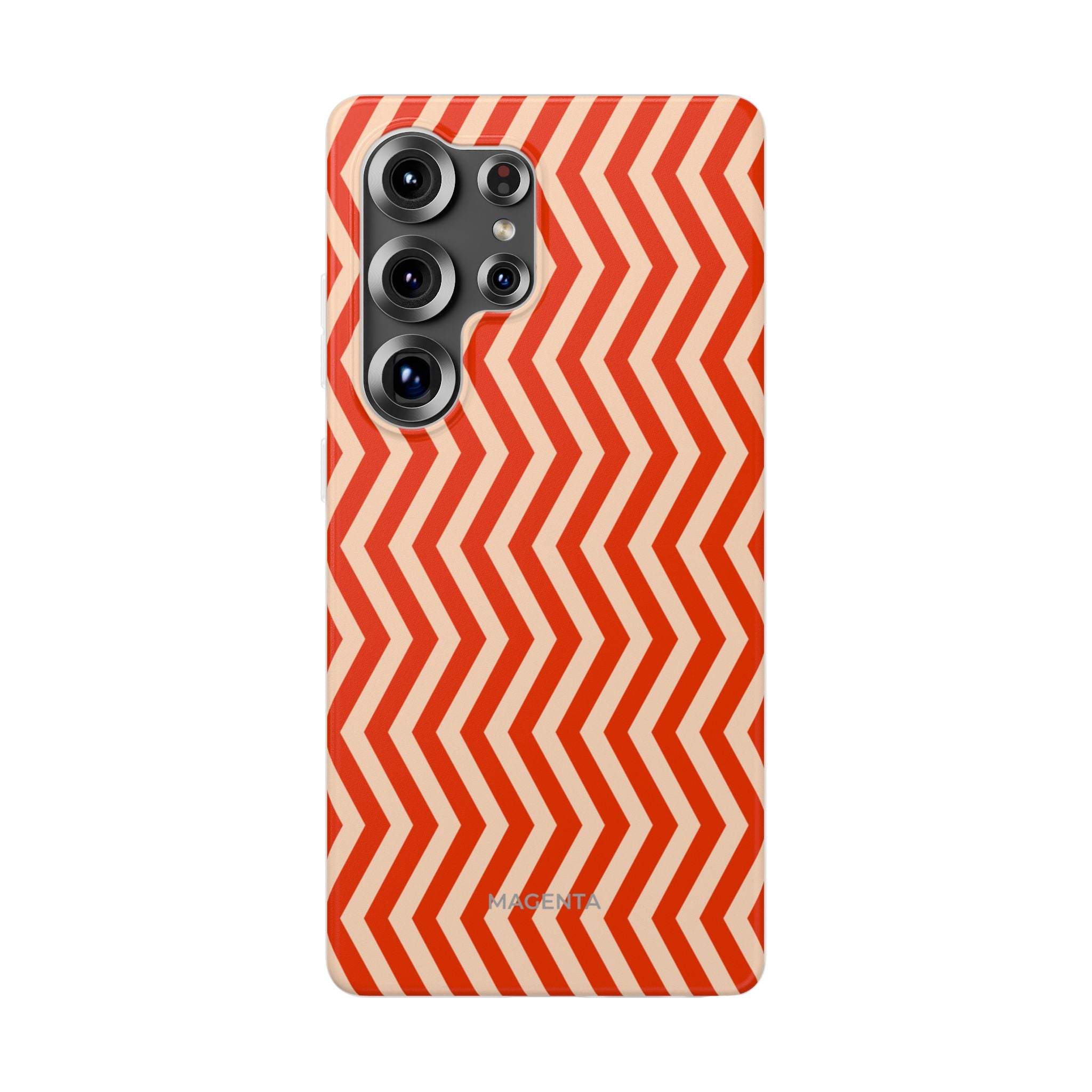 Red Zig Zag Flexi Case
