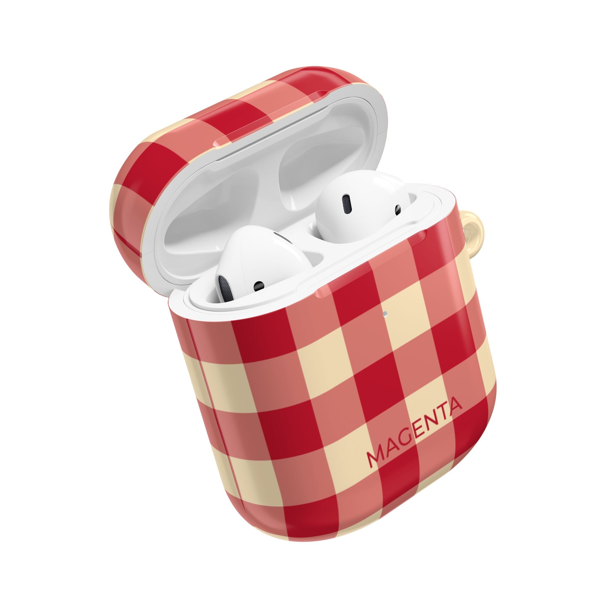 Red Plaid AirPods Gen 2 Case