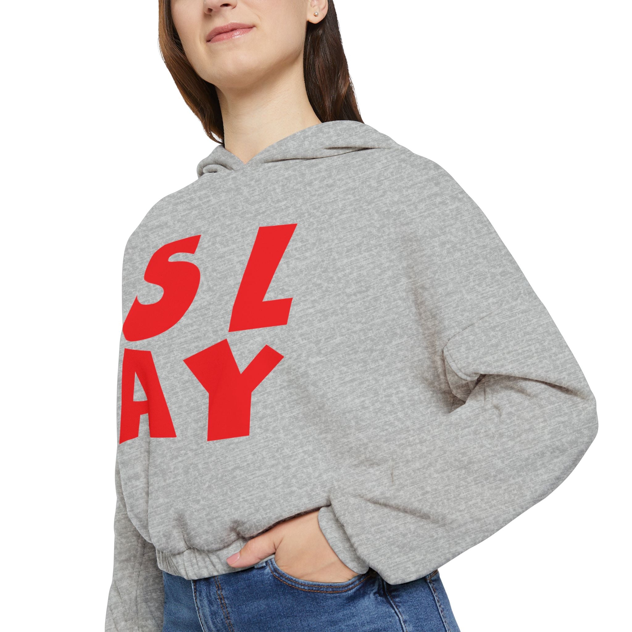 Chic 'SLAY' Women's Cinched Bottom Hoodie