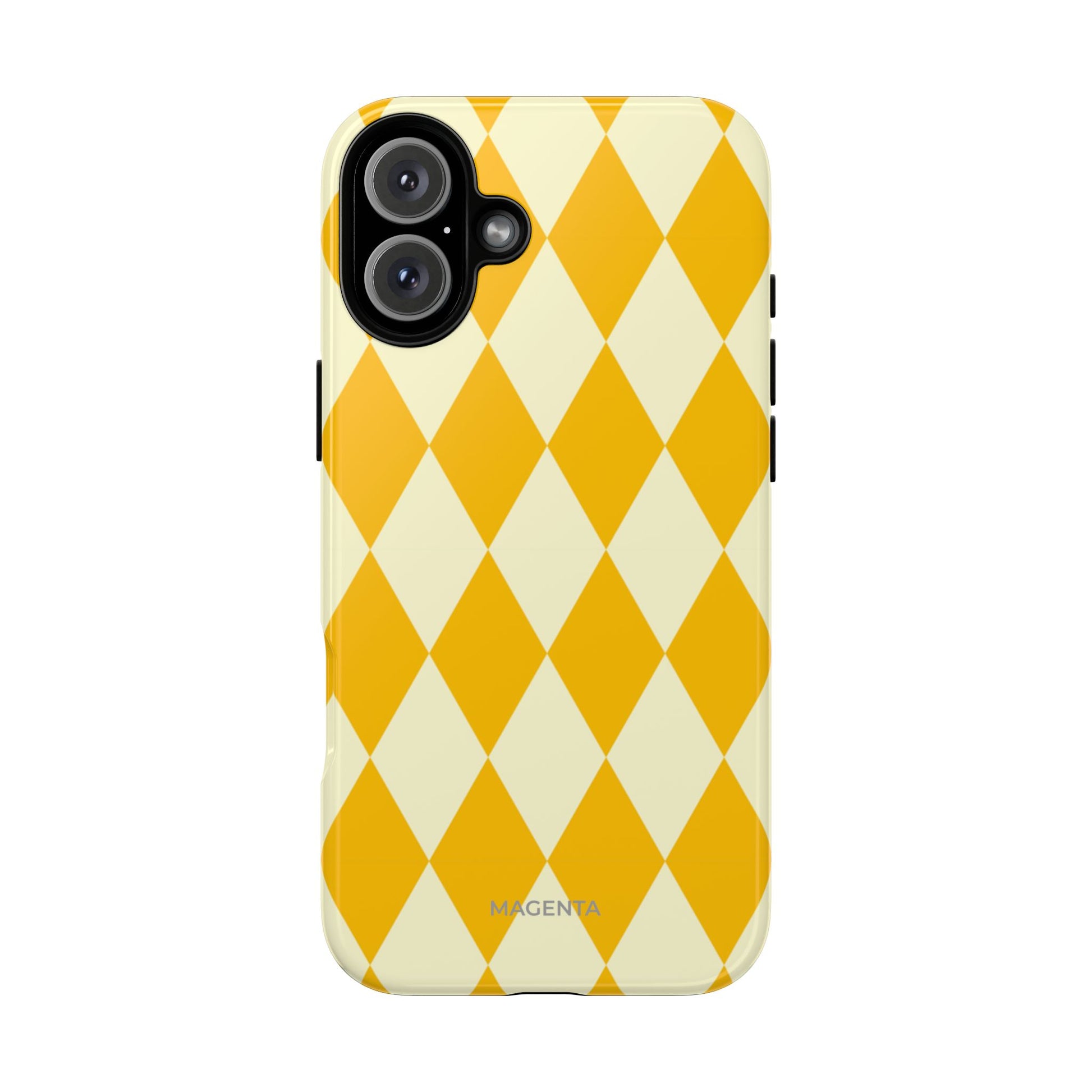 Yellow & Cream Geometric Tough Case