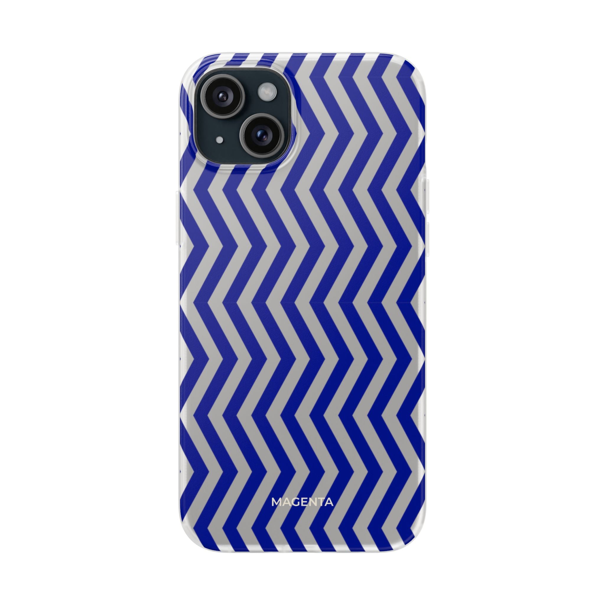 Blue Chevron Flexi Case