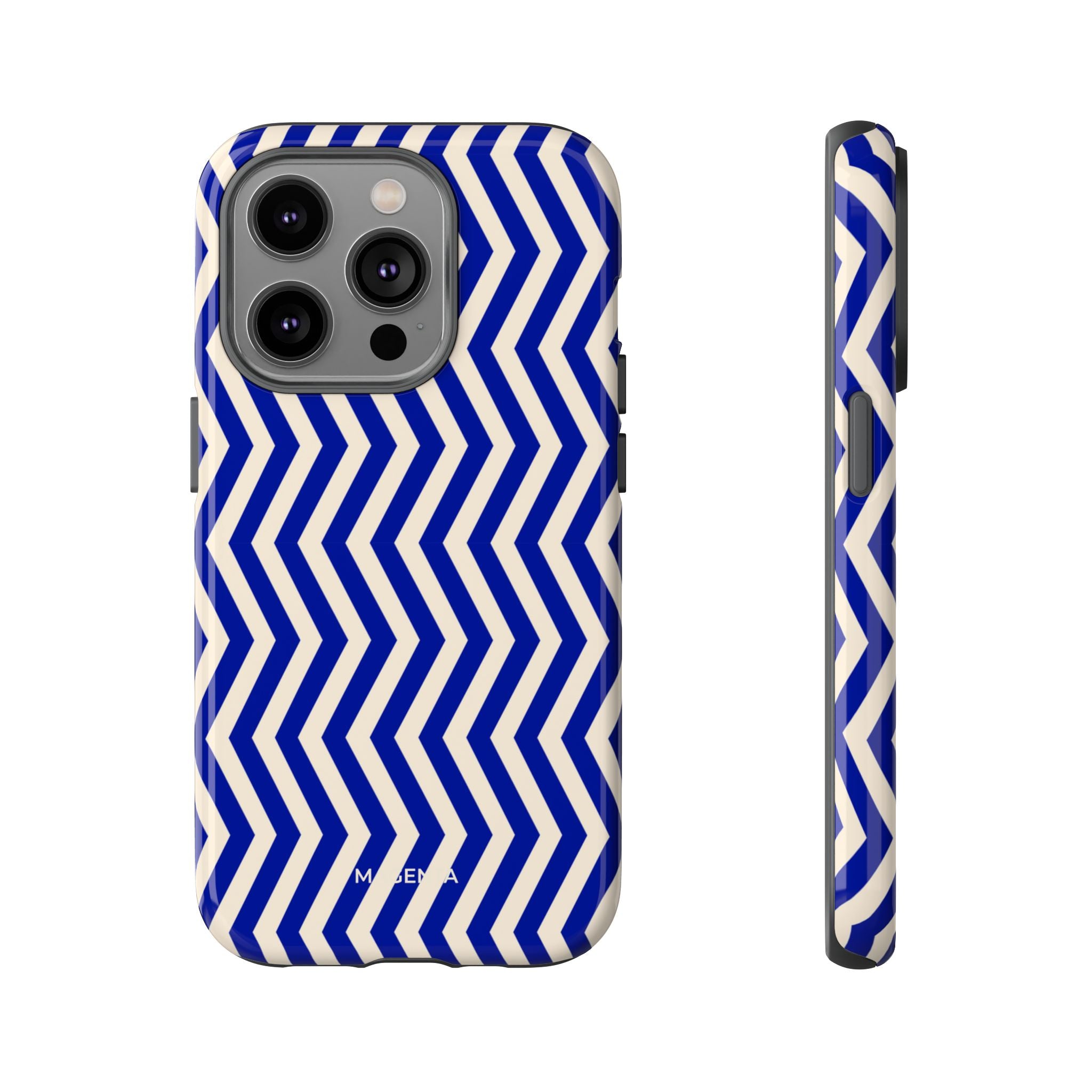 Blue Chevron Tough Case