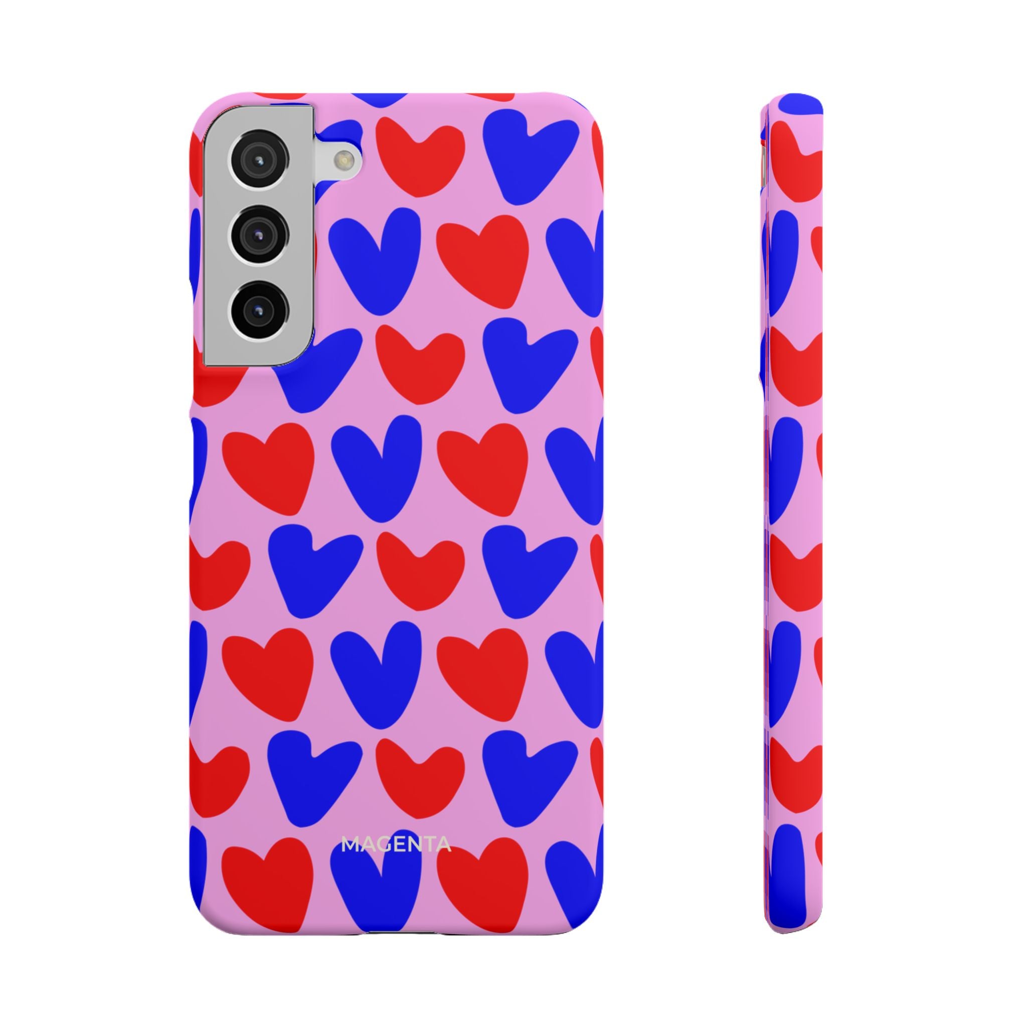 Zesty Hearts Snap Case