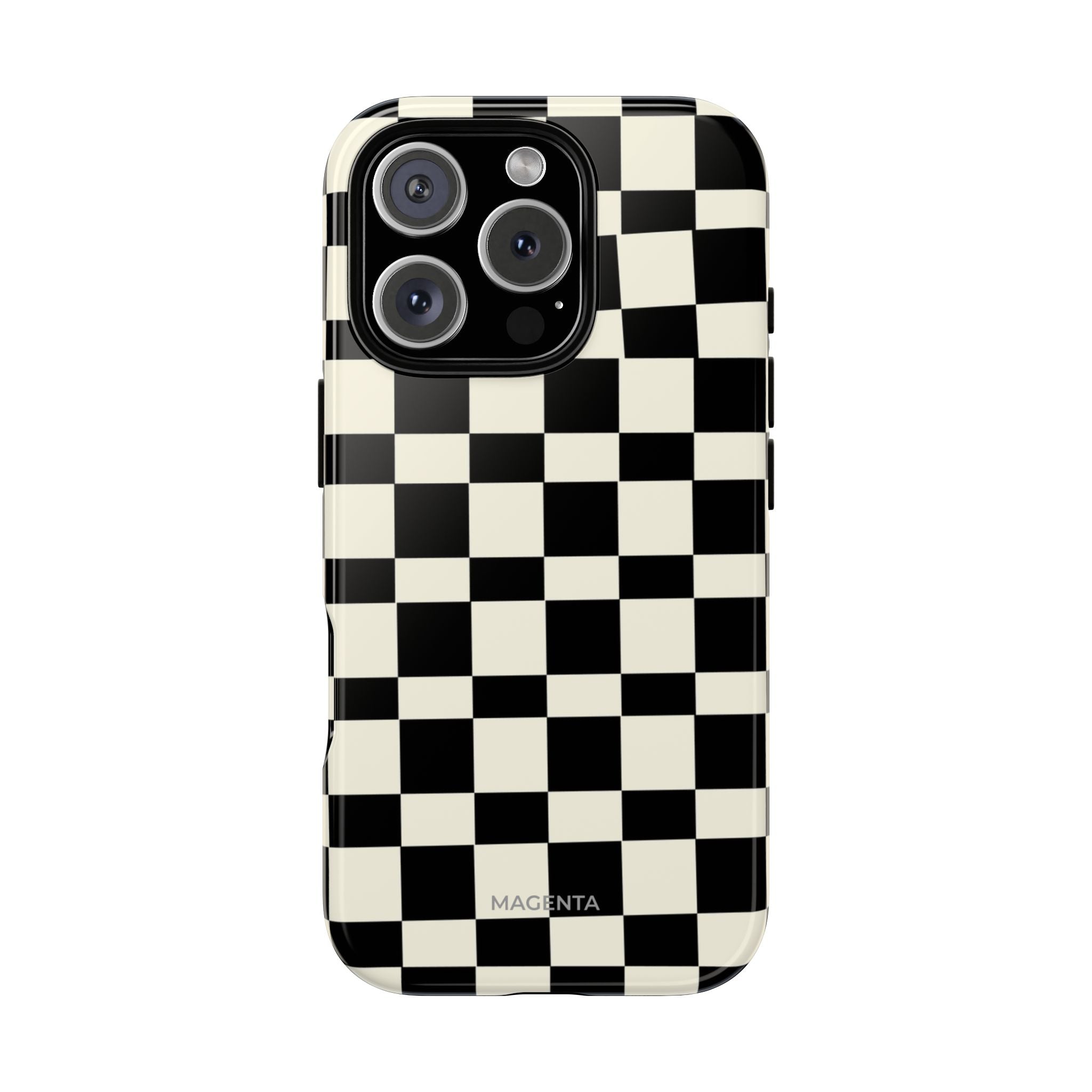 Black & White Check Tough Case