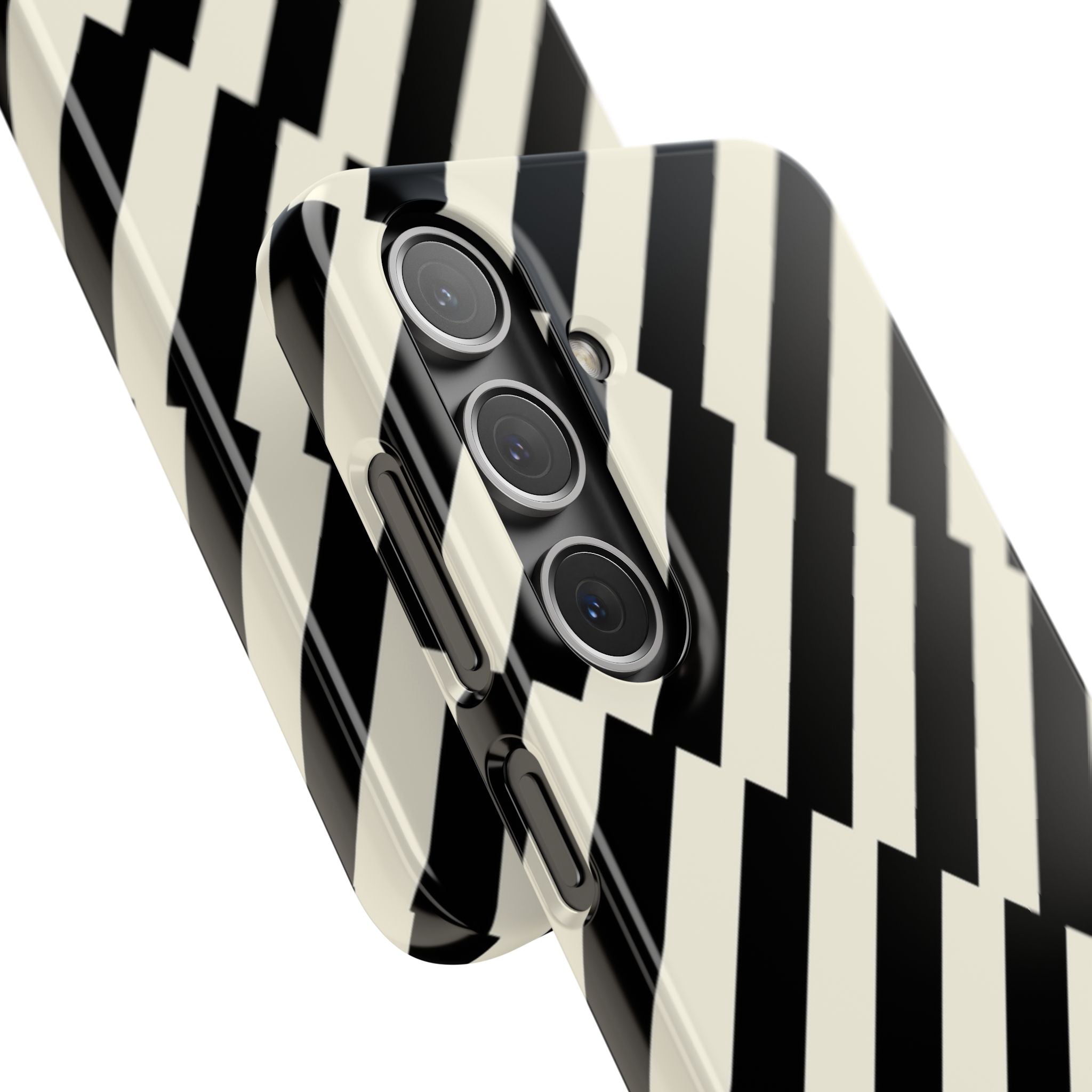 Black & White Crosswalk Snap Case
