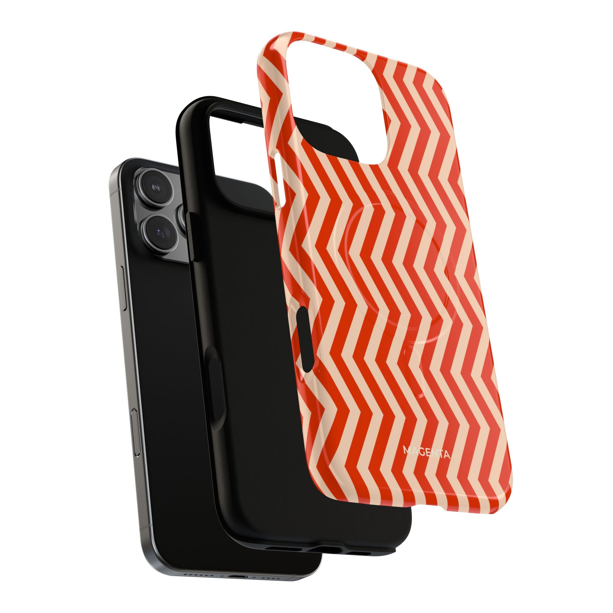 Red Chevron Tough Mag Case