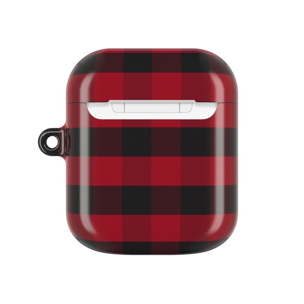 Red Plaid AirPods Case