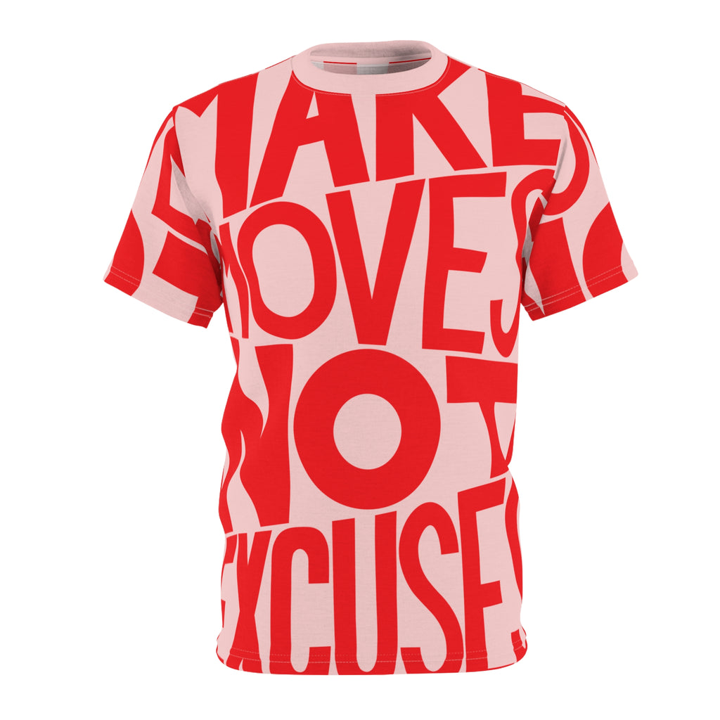 No Excuses Unisex Tee - Red