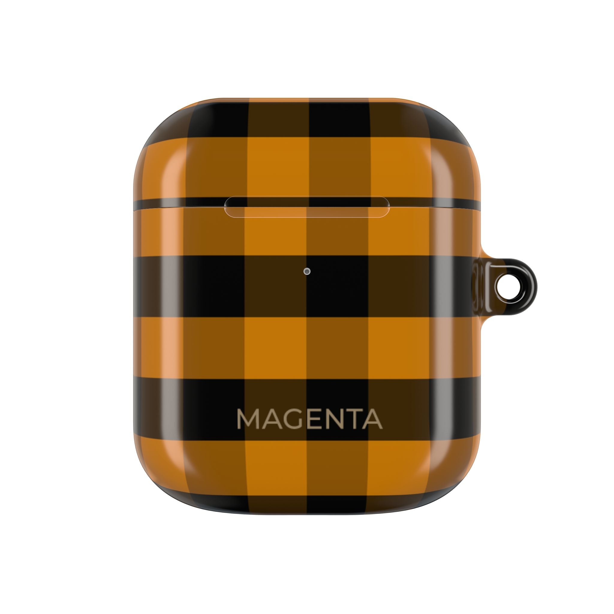 Golden Plaid AirPods Case
