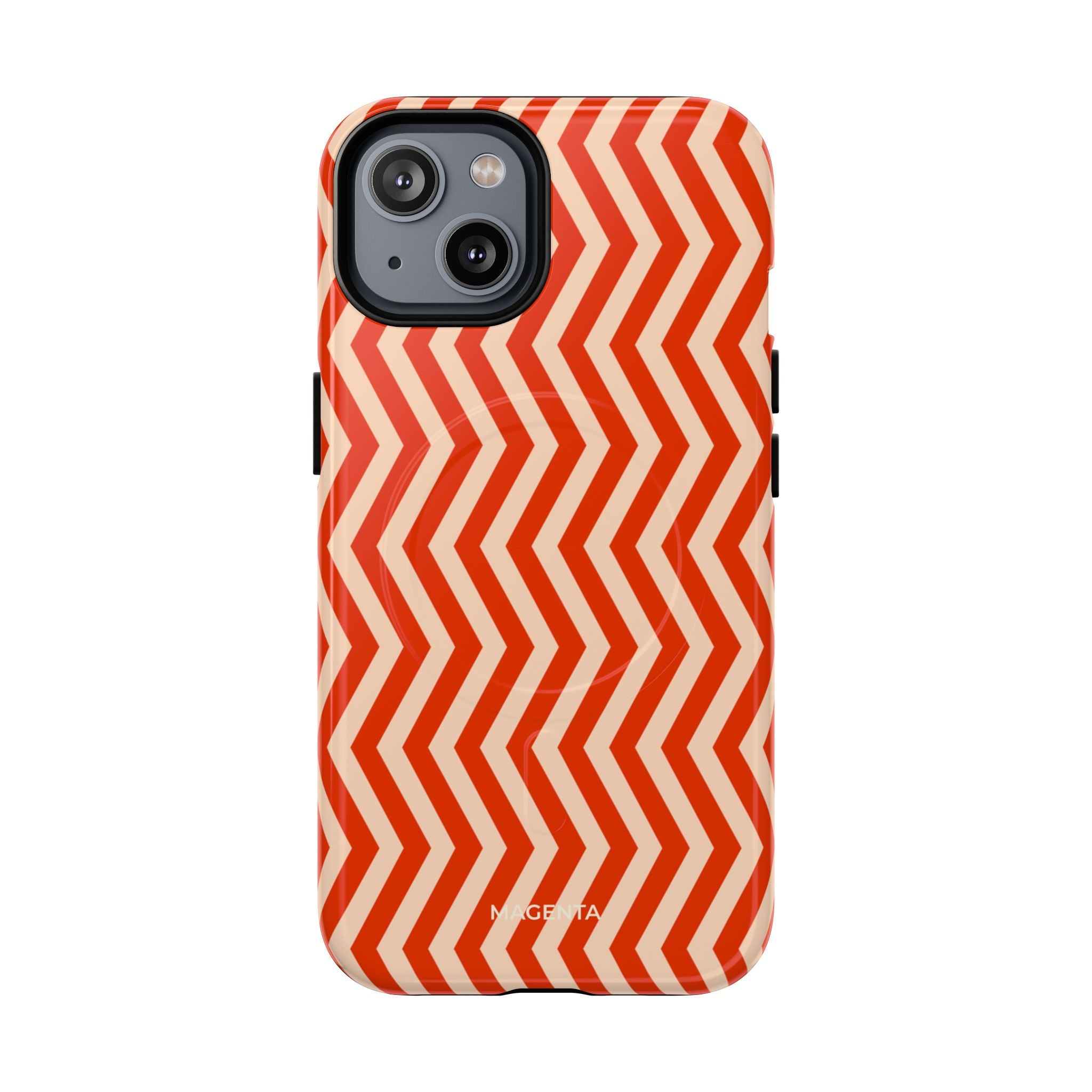 Red Chevron Tough Mag Case