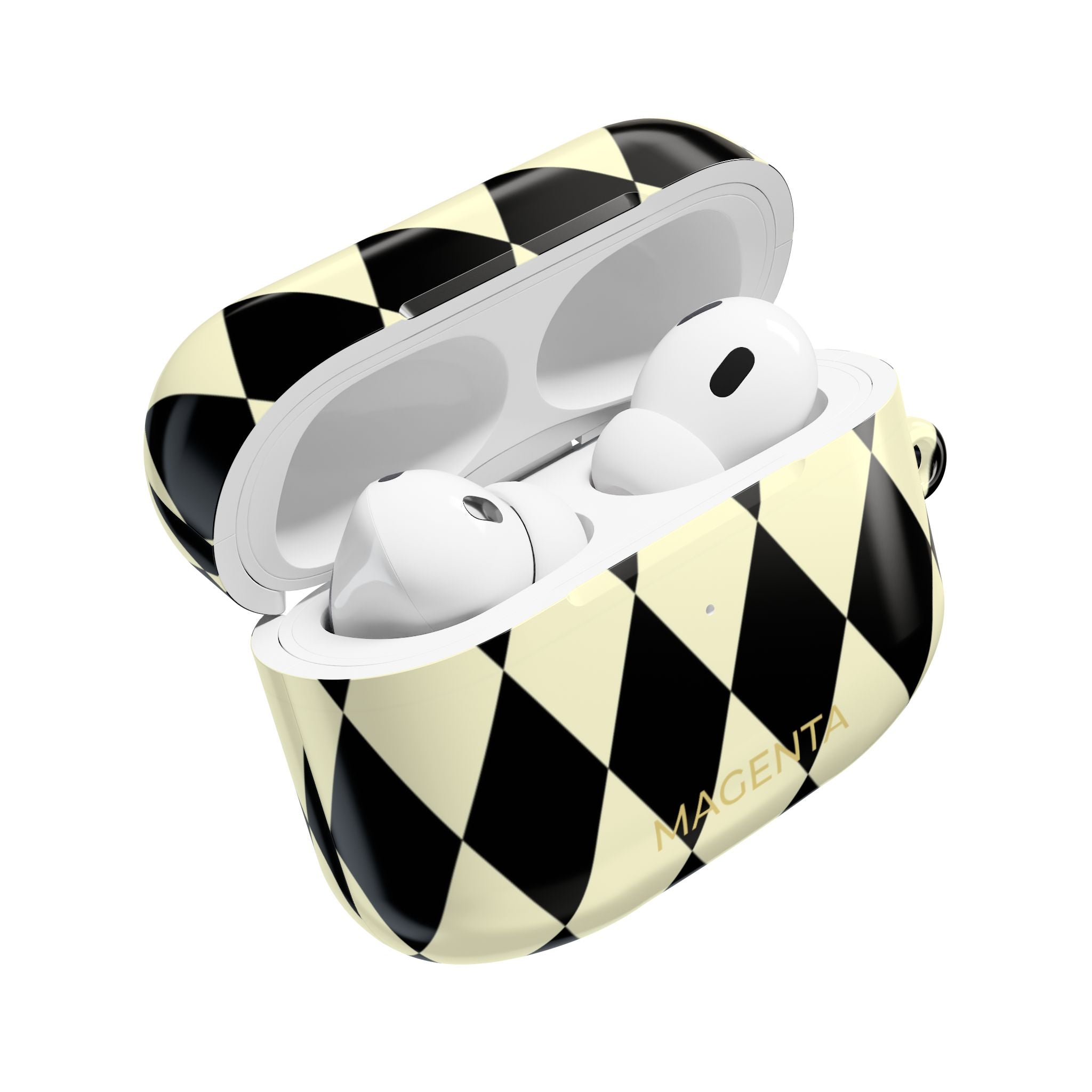 Black & Off White Geometric AirPods Pro Gen 1 Case