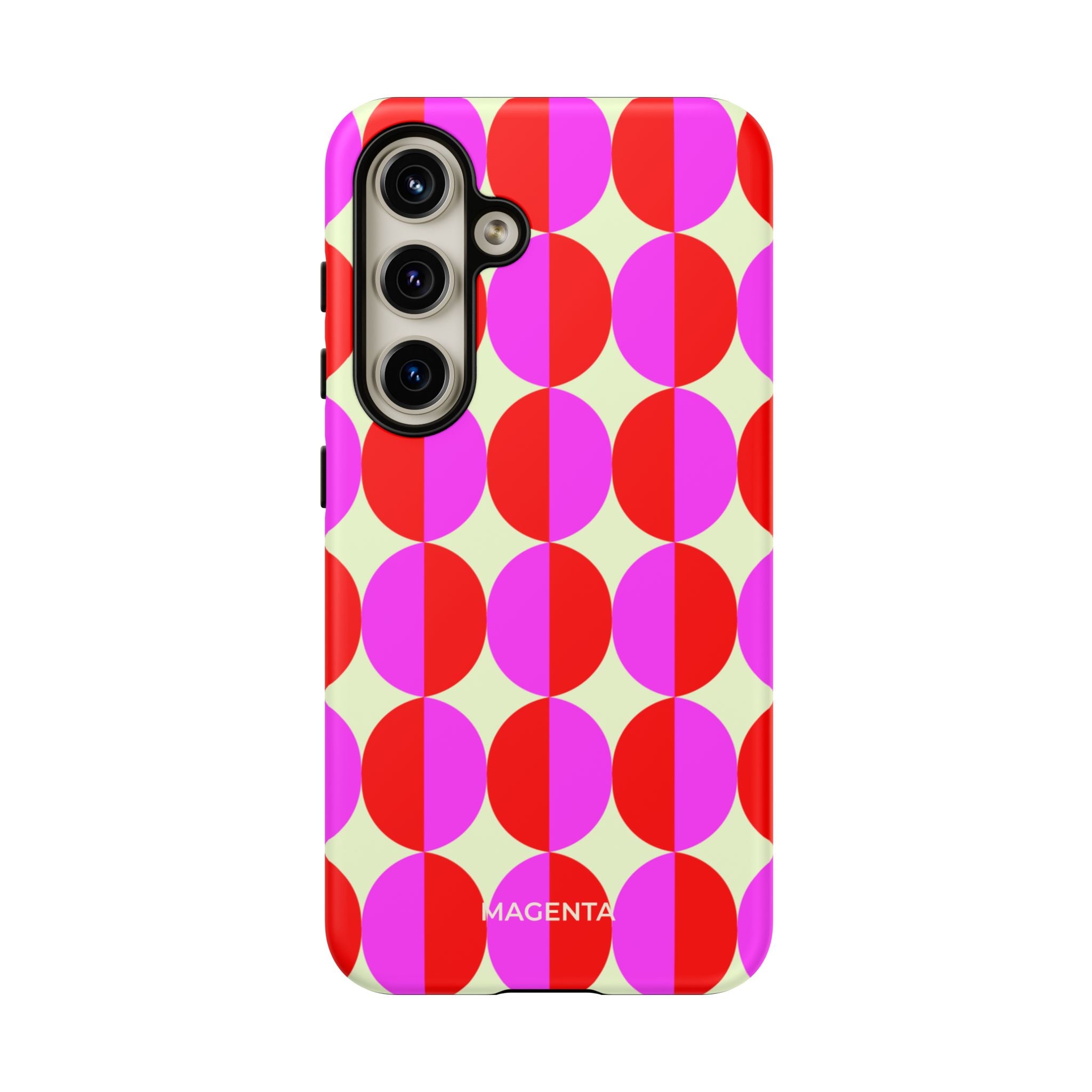 Red Pink Circle Tough Case