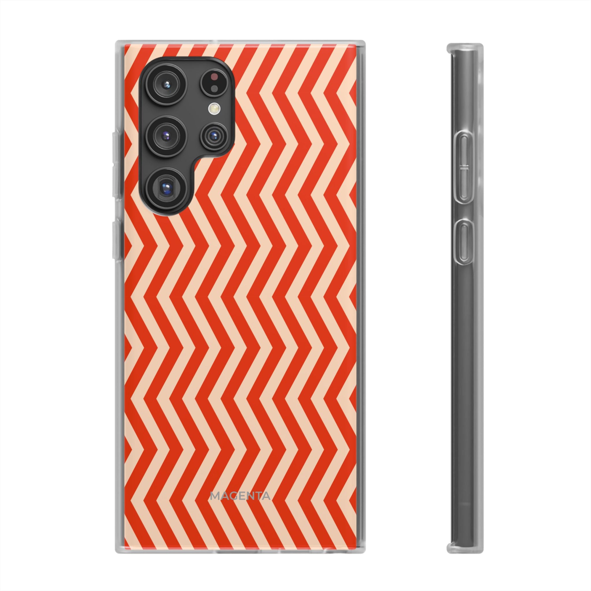 Red Zig Zag Flexi Case
